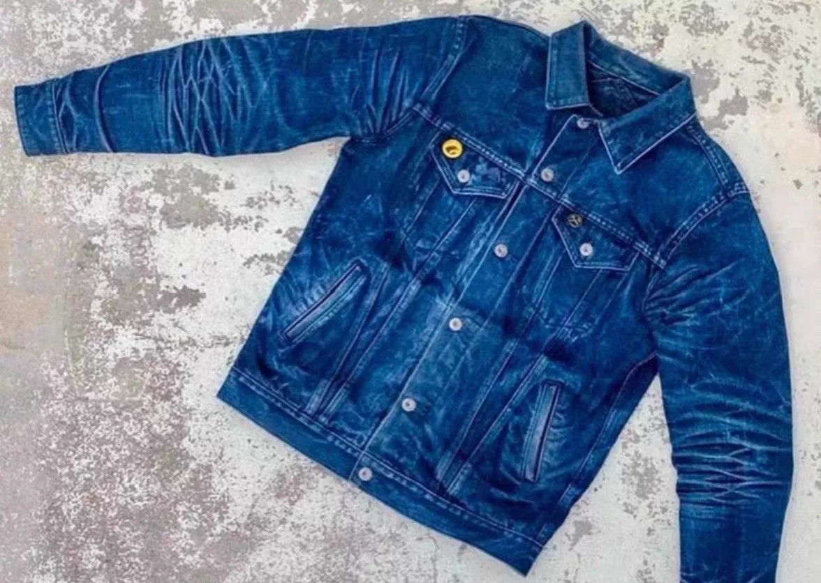 3sixteen 3sixteen American Double-Dyed Denim Jacket Size US L / EU 52-54 / 3 - 3 Thumbnail