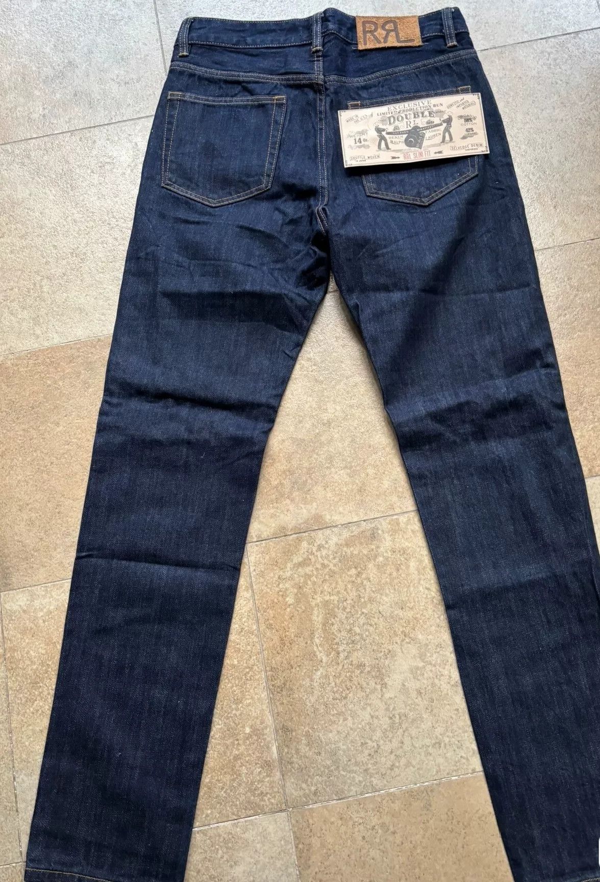 RRL Ralph Lauren RRL Ralph Lauren USA Raw Denim Jeans Size US 32 / EU 48 - 4 Thumbnail