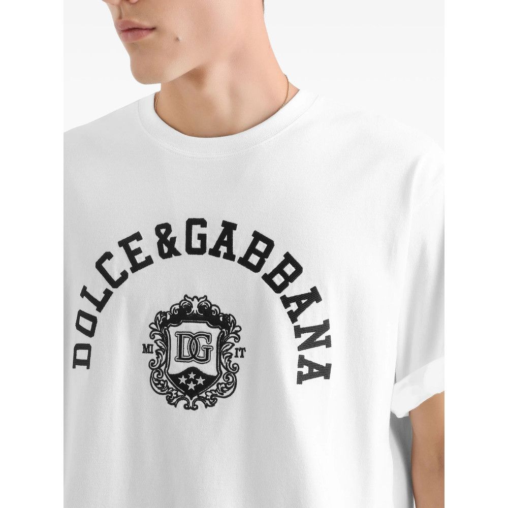 Dolce & Gabbana Dolce & Gabbana WHITE T-Shirts & Vests - T-Shirts Size US M / EU 48-50 / 2 - 3 Thumbnail
