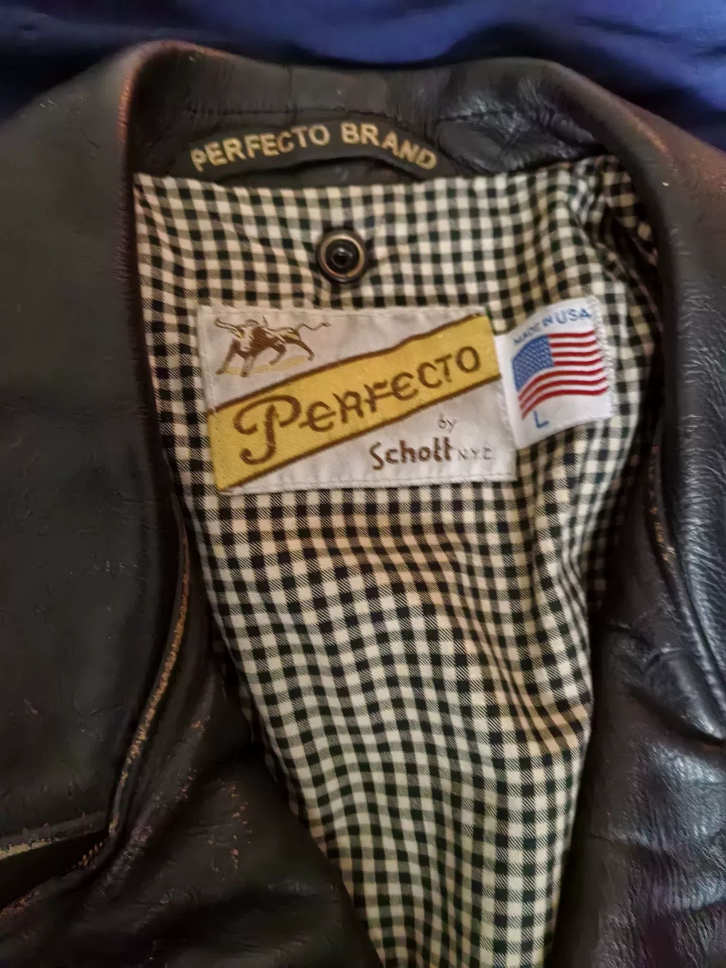 Schott Schott NYC Perfecto 70 Leather Jacket Size US L / EU 52-54 / 3 - 6 Thumbnail