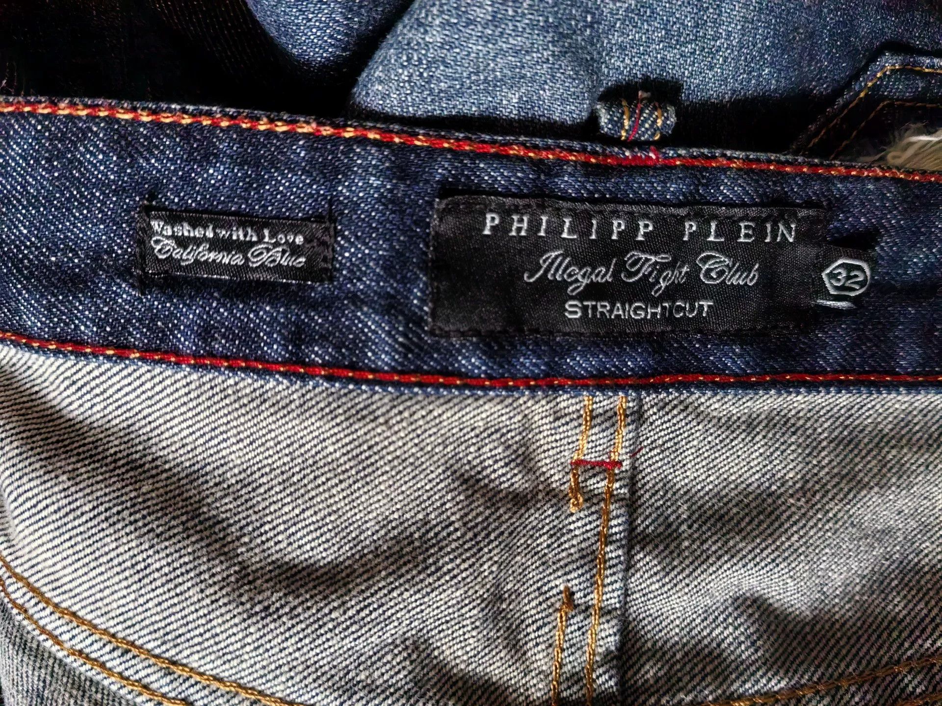 Philipp Plein Philipp Plein Men's Cotton Distressed Jeans Size US 32 / EU 48 - 8 Thumbnail