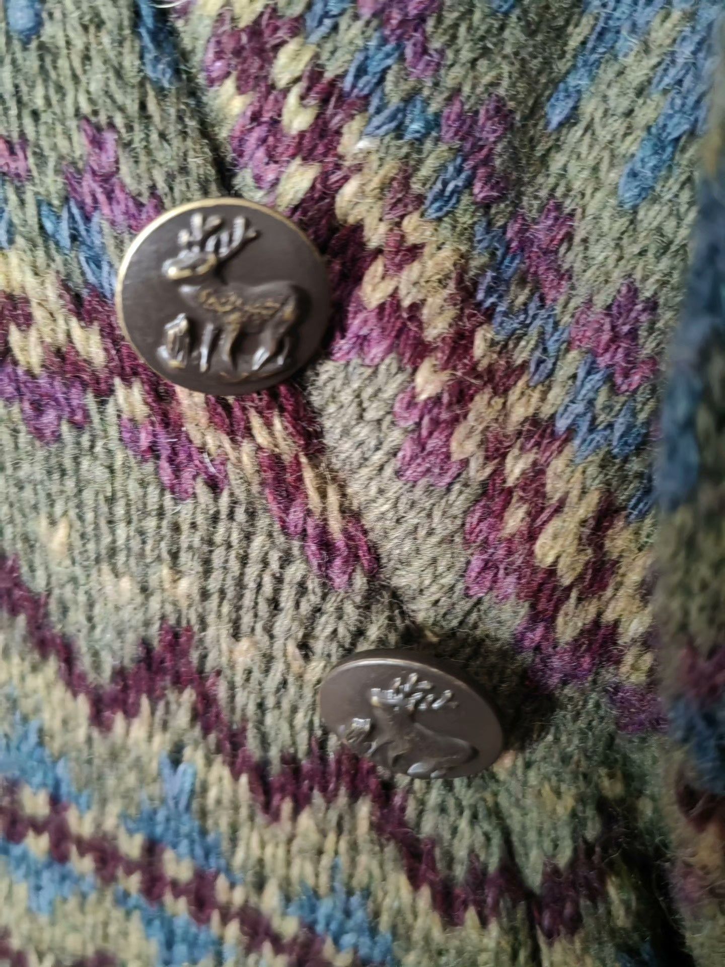 RRL Ralph Lauren RRL 50th Anniversary Fair Isle Cardigan Size US M / EU 48-50 / 2 - 7 Thumbnail