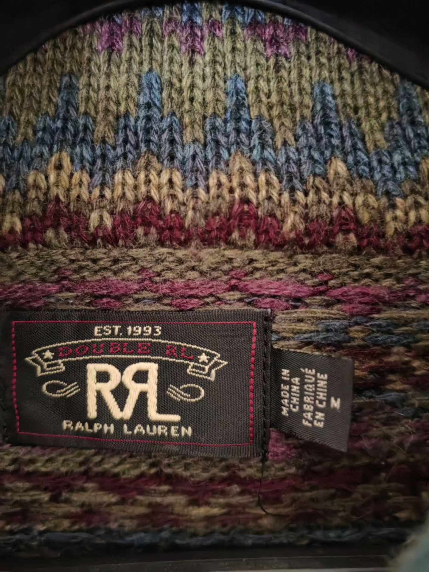 RRL Ralph Lauren RRL 50th Anniversary Fair Isle Cardigan Size US M / EU 48-50 / 2 - 4 Thumbnail