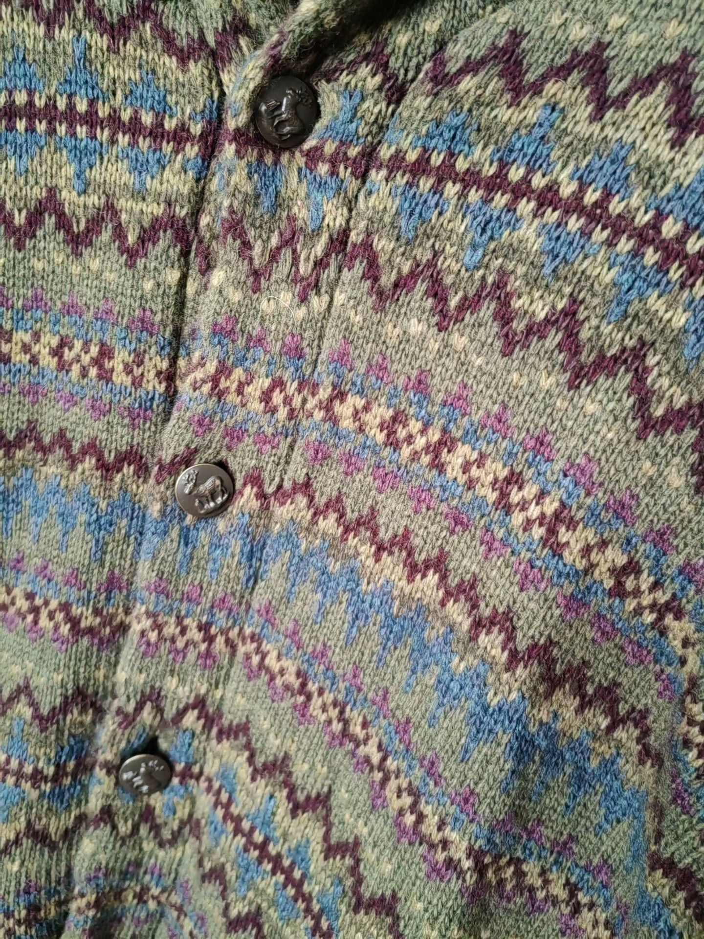 RRL Ralph Lauren RRL 50th Anniversary Fair Isle Cardigan Size US M / EU 48-50 / 2 - 8 Thumbnail