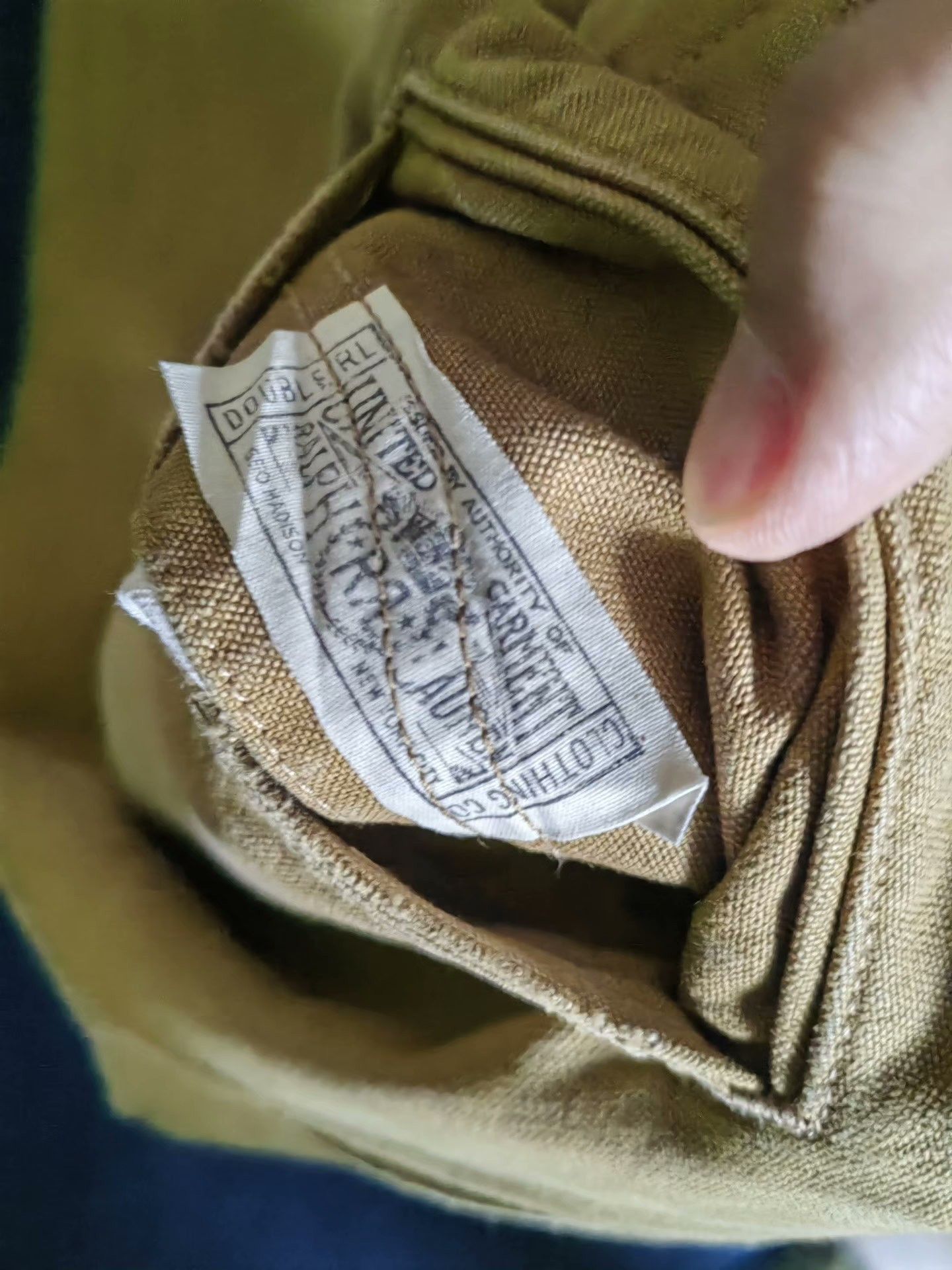 RRL Ralph Lauren Ralph Lauren Double RL RRL Work Canvas Pants Size US 32 / EU 48 - 6 Thumbnail