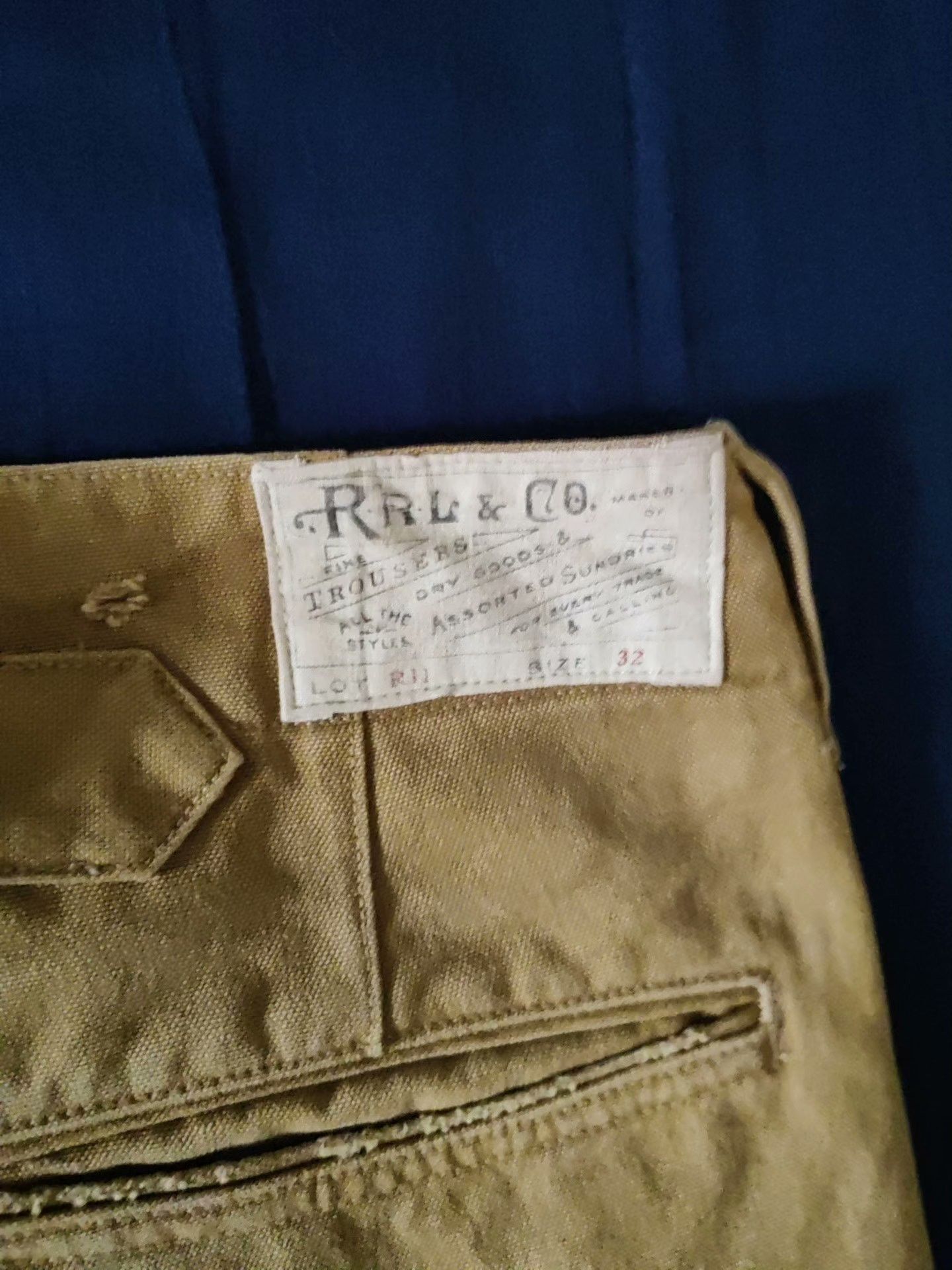 RRL Ralph Lauren Ralph Lauren Double RL RRL Work Canvas Pants Size US 32 / EU 48 - 5 Thumbnail
