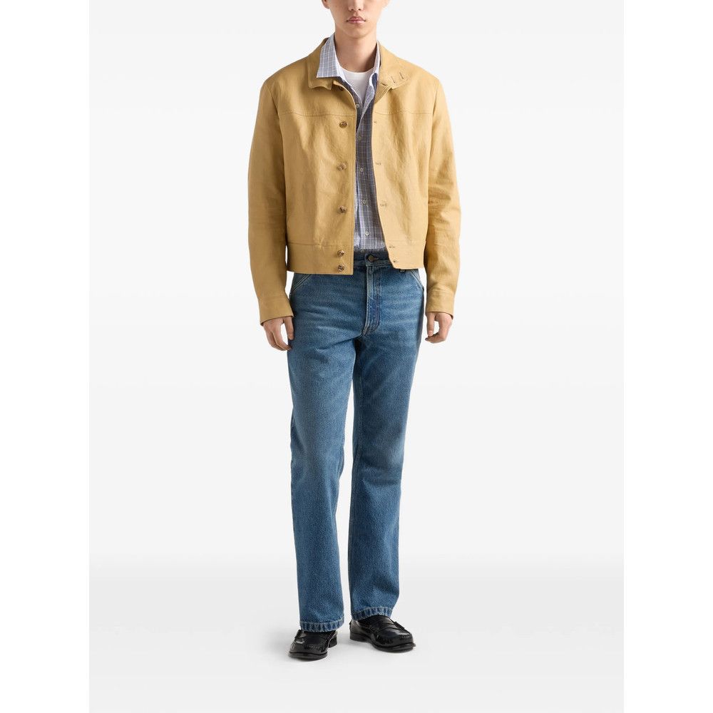 Prada Prada BLUE Denim - Regular & Straight-Leg Jeans Size US 33 - 2 Thumbnail