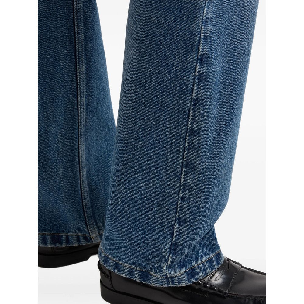 Prada Prada BLUE Denim - Regular & Straight-Leg Jeans Size US 34 / EU 50 - 4 Thumbnail
