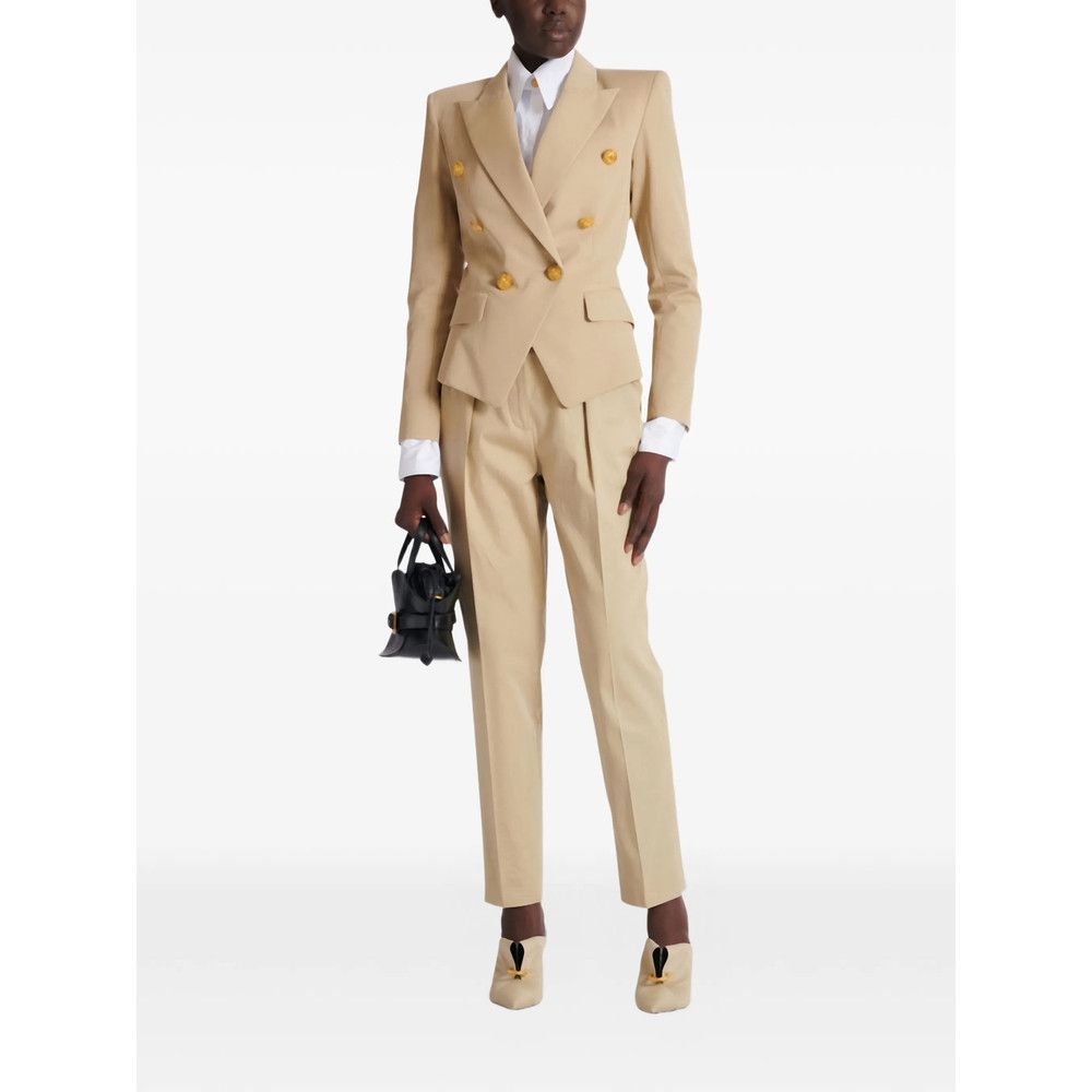 Balmain Balmain NEUTRALS Trousers - Tailored Trousers Size 27" / US 4 / IT 40 - 6 Thumbnail
