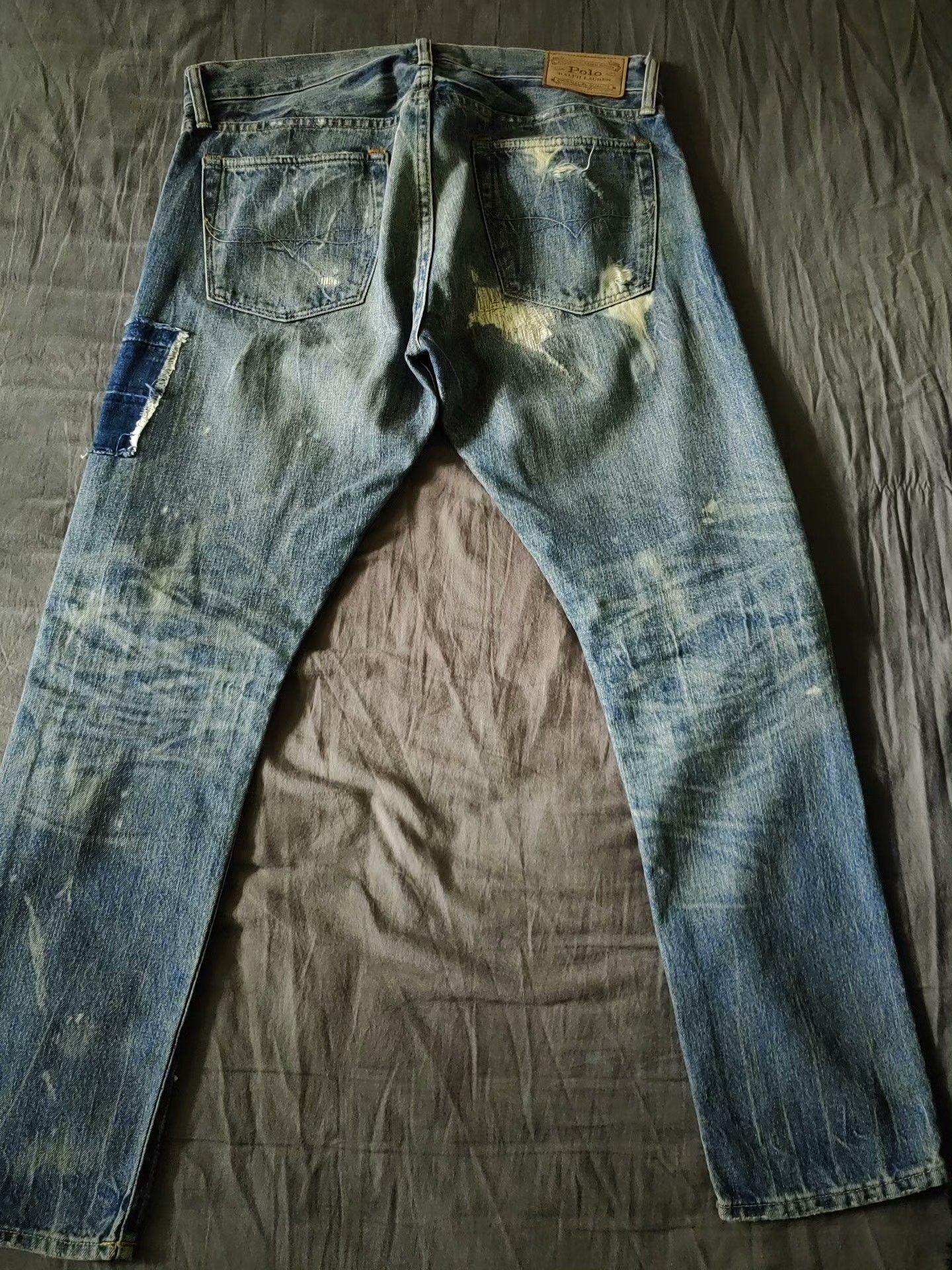 RRL Ralph Lauren RRL Slim Vintage Patch Jeans Size US 32 / EU 48 - 4 Thumbnail
