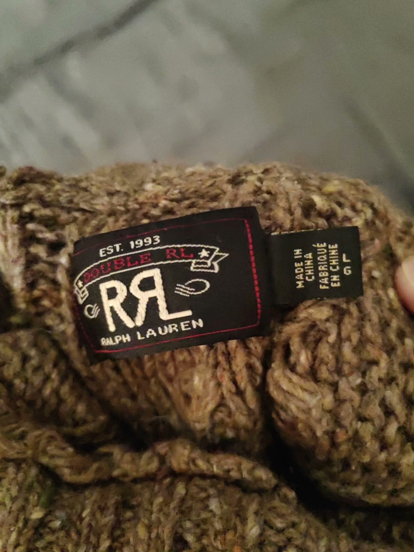 RRL Ralph Lauren RRL Ralph Lauren Cable Knit Sweater Size US L / EU 52-54 / 3 - 7 Thumbnail