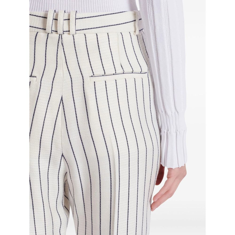 Balmain Balmain WHITE Trousers - Flared Trousers Size 27" / US 4 / IT 40 - 3 Thumbnail