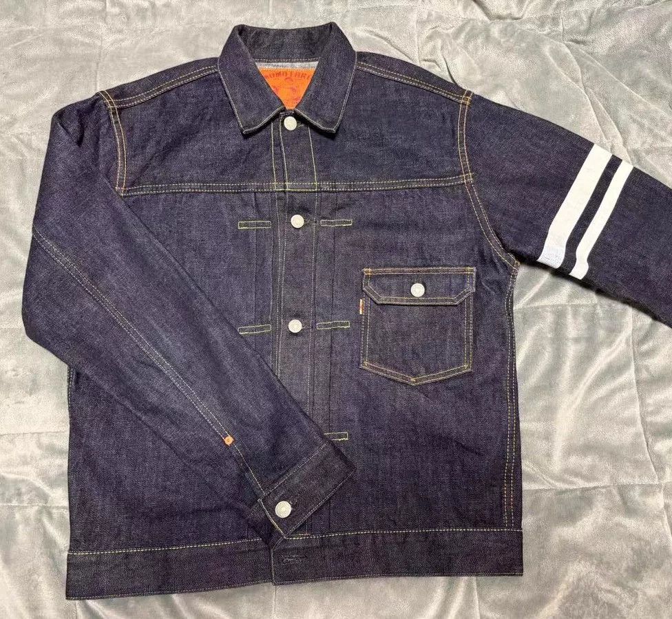 Momotaro Jeans MOMOTARO 1105SP Raw Denim Jacket Size US XS / EU 42 / 0 - 2 Thumbnail