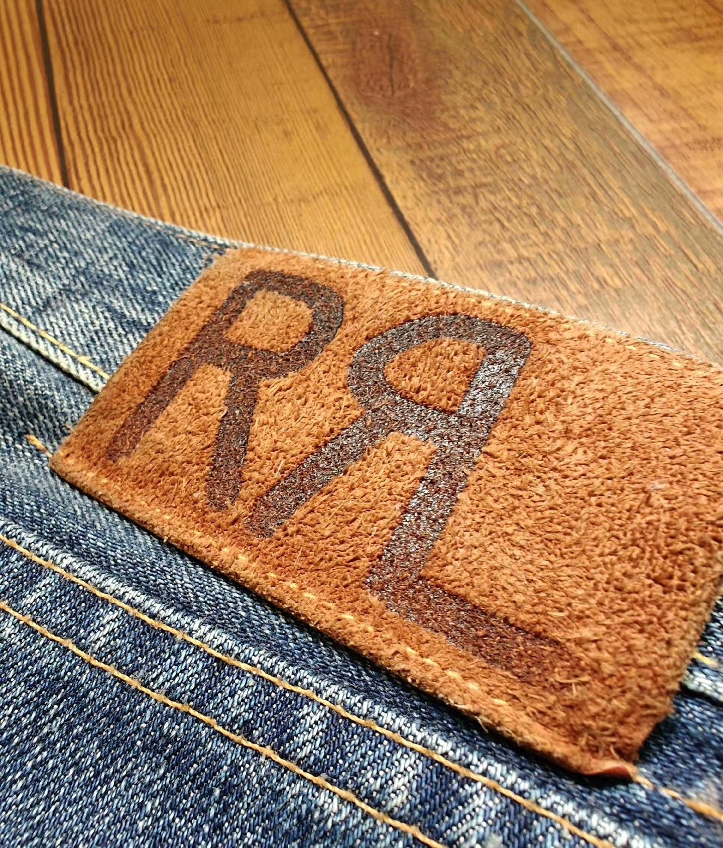 RRL Ralph Lauren RRL Slim Fit Distressed Jeans Size US 34 / EU 50 - 4 Thumbnail