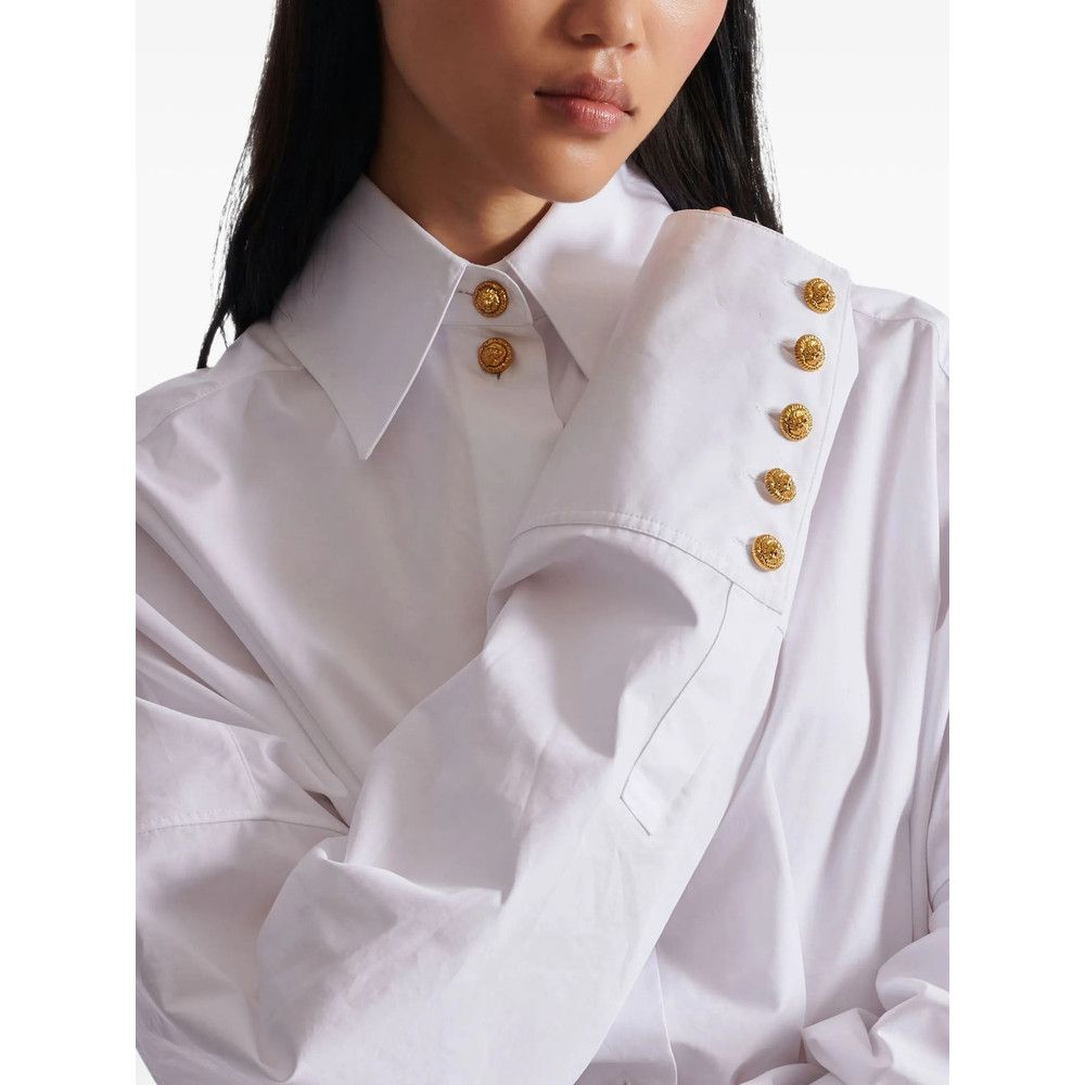 Balmain Balmain WHITE Dresses - Day Dresses Size M / US 6-8 / IT 42-44 - 3 Thumbnail