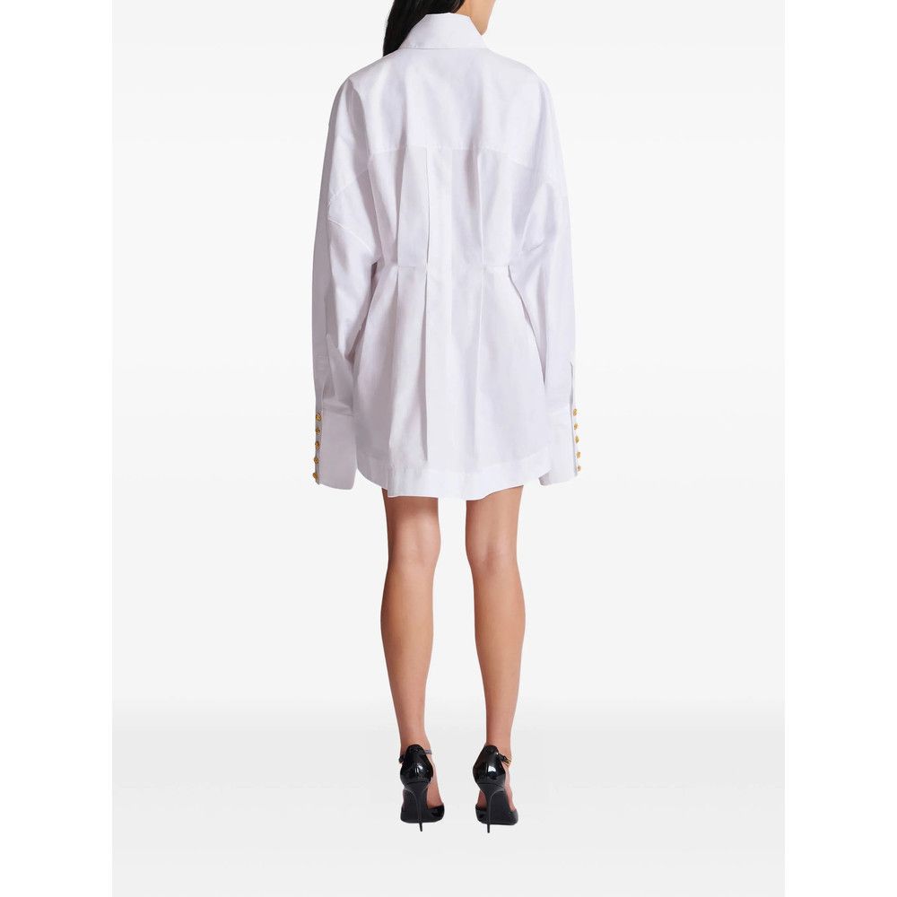 Balmain Balmain WHITE Dresses - Day Dresses Size M / US 6-8 / IT 42-44 - 5 Thumbnail