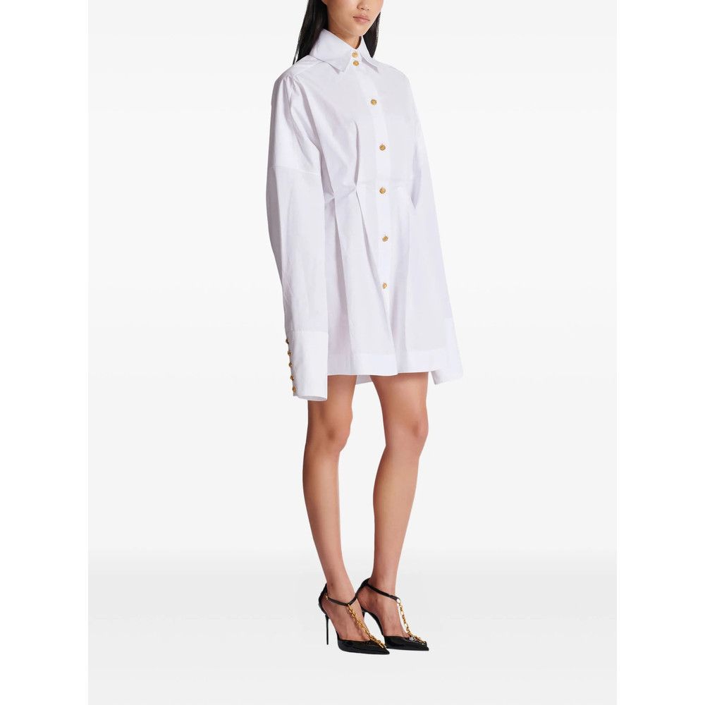 Balmain Balmain WHITE Dresses - Day Dresses Size M / US 6-8 / IT 42-44 - 4 Thumbnail