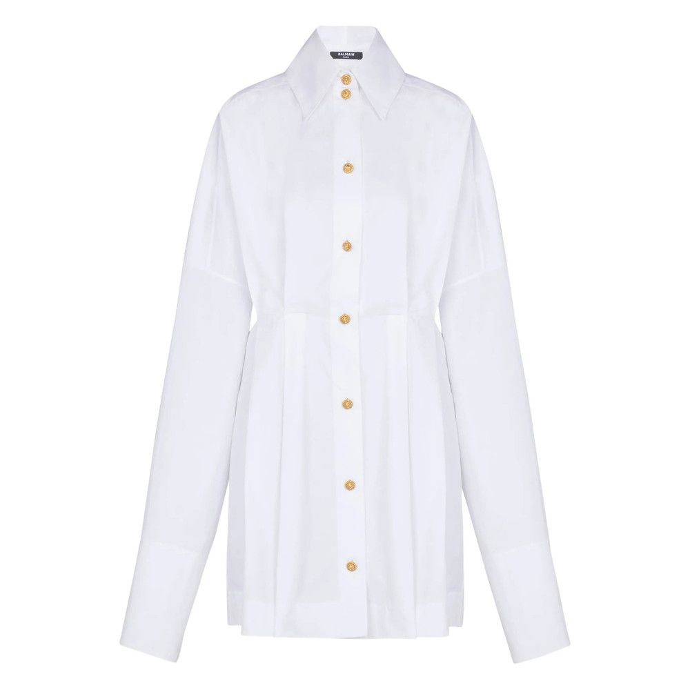 Balmain Balmain WHITE Dresses - Day Dresses Size M / US 6-8 / IT 42-44 - 2 Thumbnail