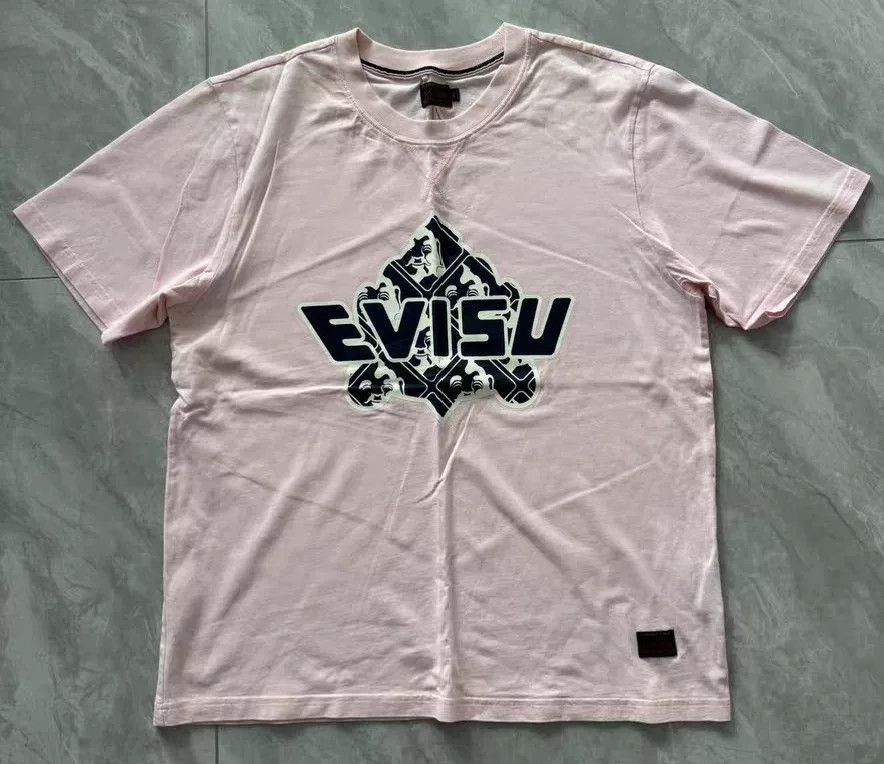 Evisu Evisu Men's Blue Short Sleeve T-shirt Size US XL / EU 56 / 4 - 3 Thumbnail