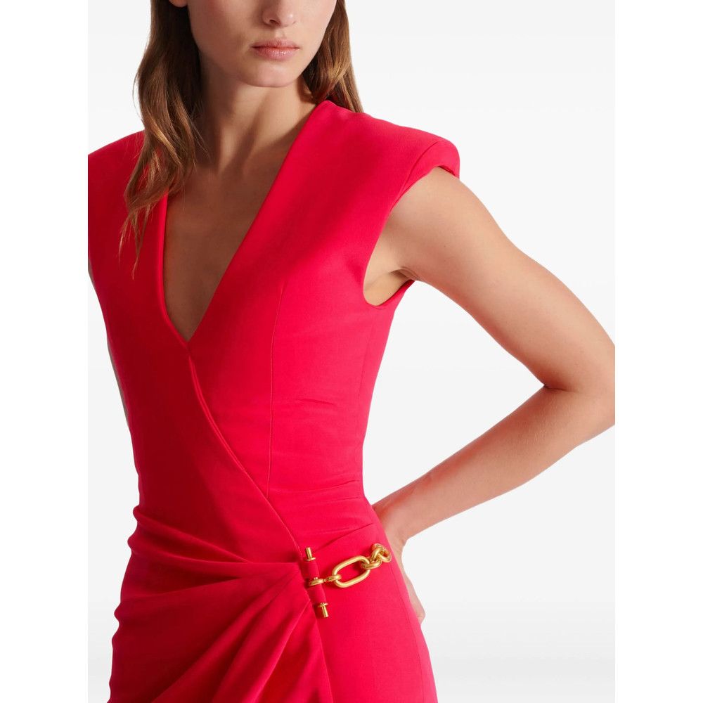 Balmain Balmain RED Dresses - Evening Dresses Size M / US 6-8 / IT 42-44 - 4 Thumbnail