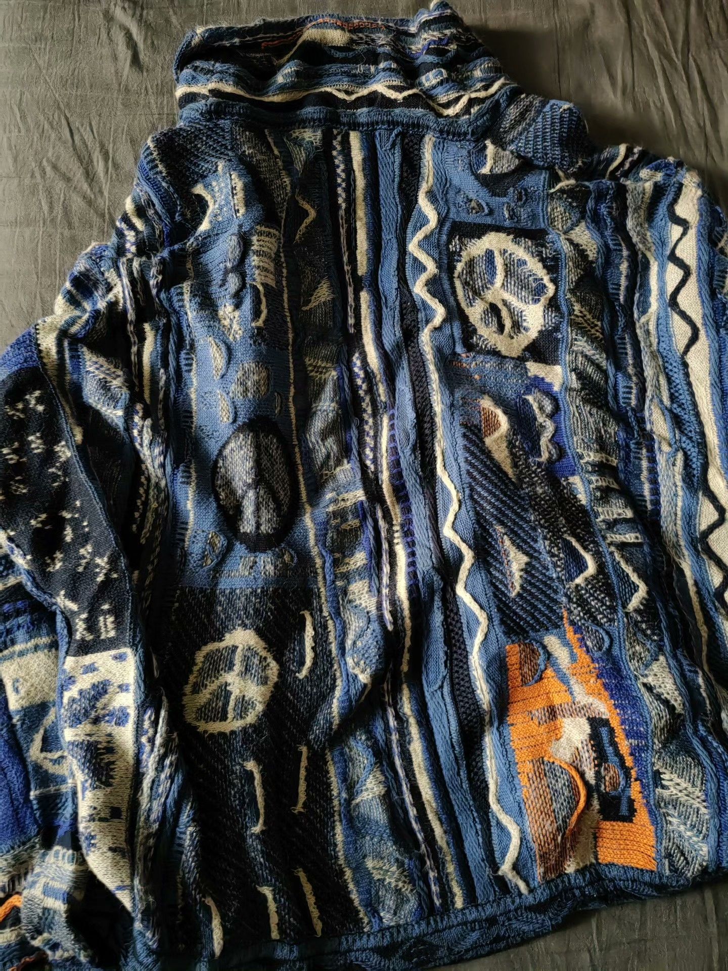 Kapital Kapital Anti-War Ethnic Knit Kimono Coat Size US L / EU 52-54 / 3 - 5 Thumbnail