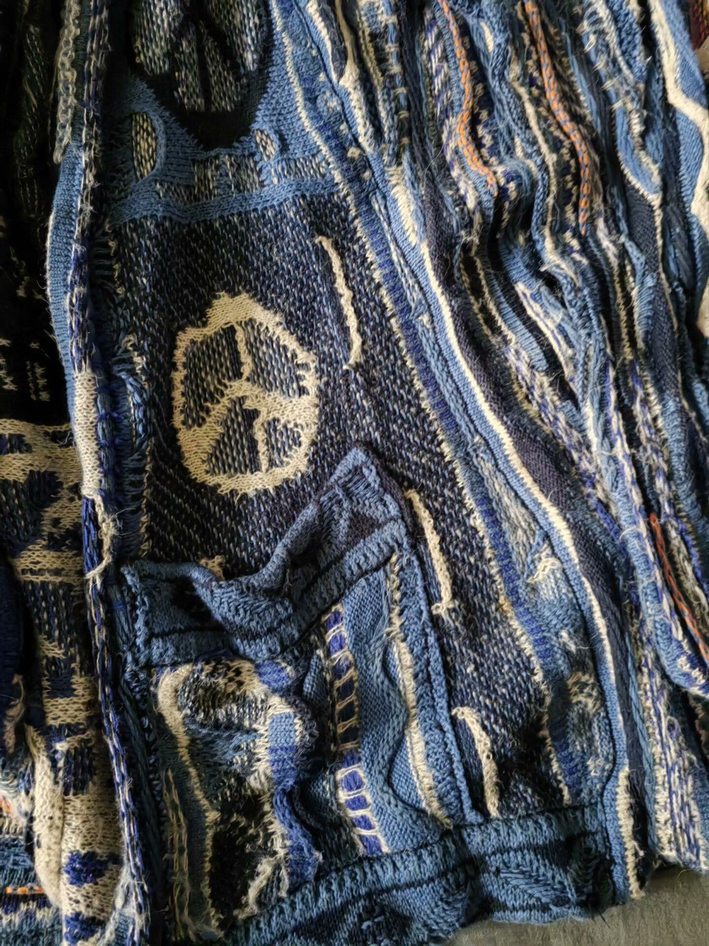 Kapital Kapital Anti-War Ethnic Knit Kimono Coat Size US L / EU 52-54 / 3 - 7 Thumbnail