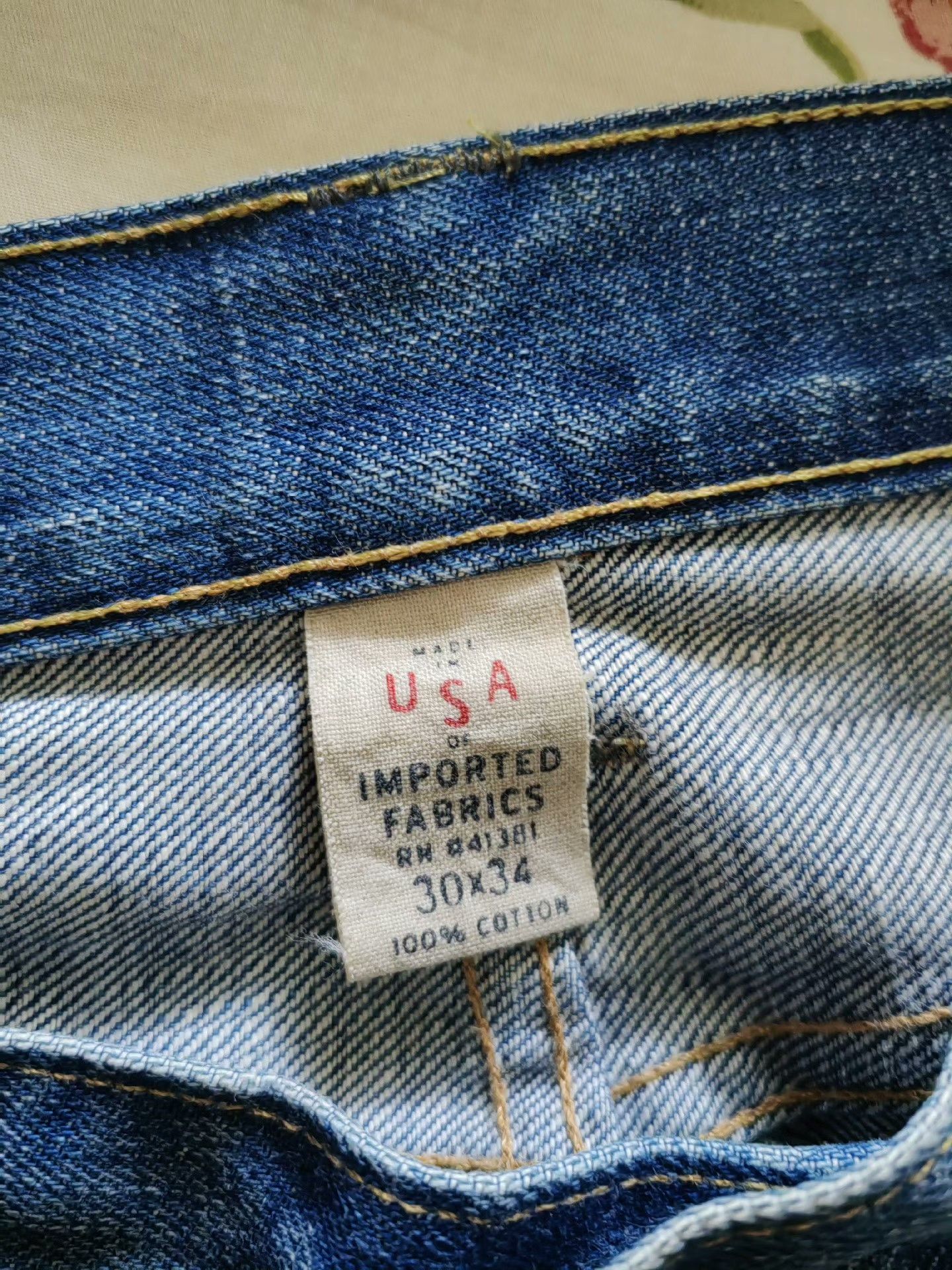 RRL Ralph Lauren RRL Nevada Washed Destroyed Jeans Size US 30 / EU 46 - 8 Thumbnail