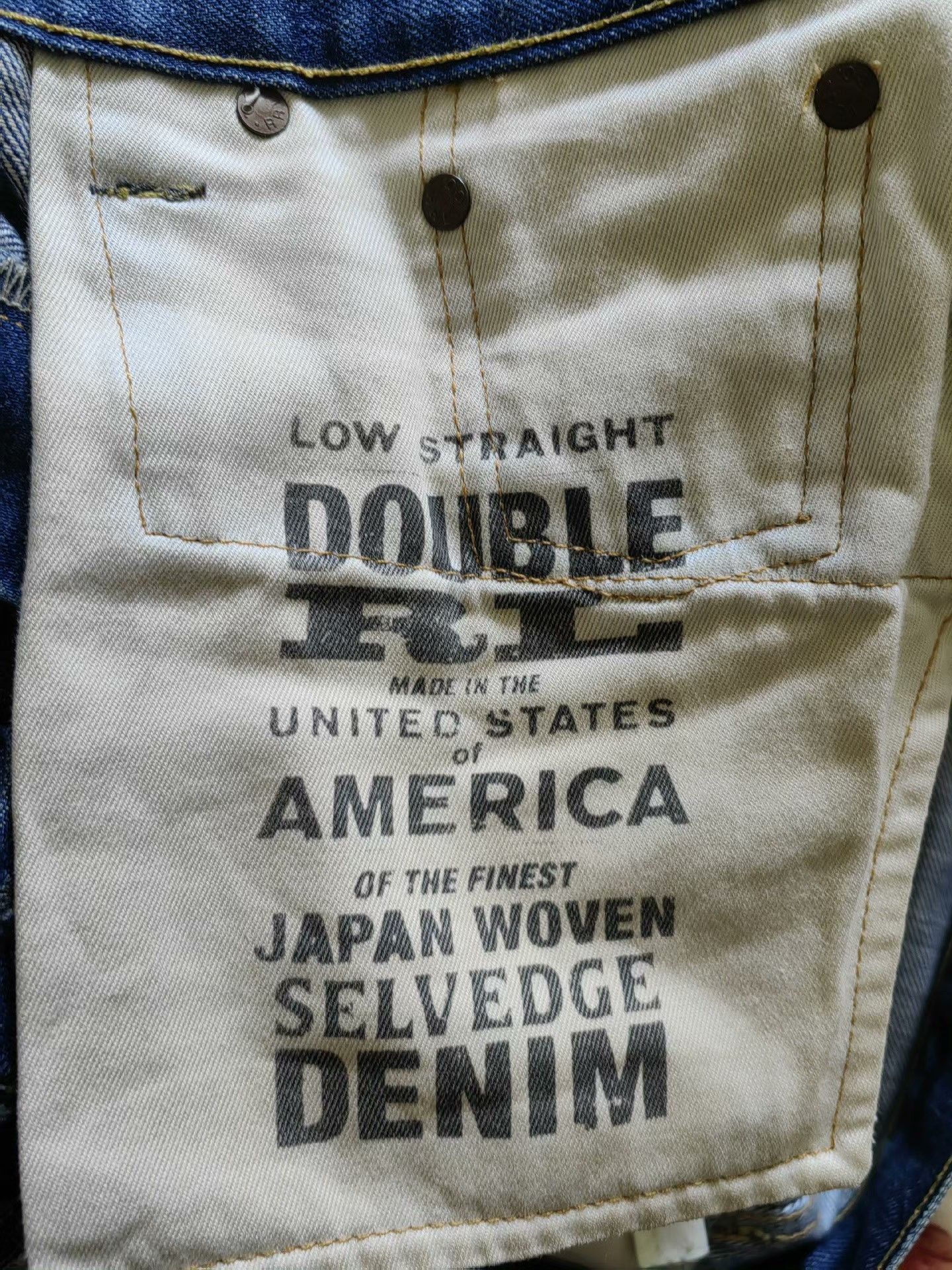 RRL Ralph Lauren RRL Nevada Washed Destroyed Jeans Size US 30 / EU 46 - 7 Thumbnail