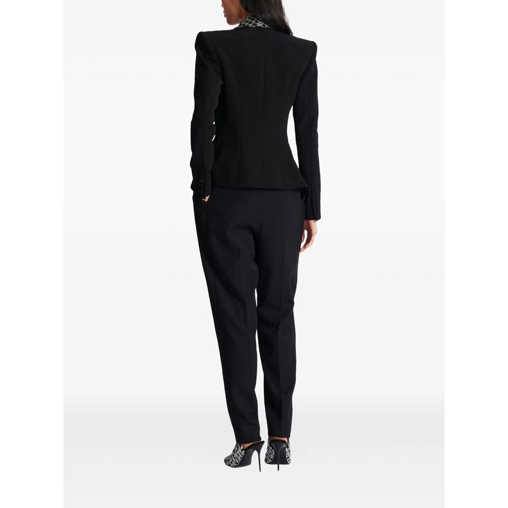 Balmain Balmain BLACK Jackets - Blazers Size S / US 4 / IT 40 - 4 Thumbnail