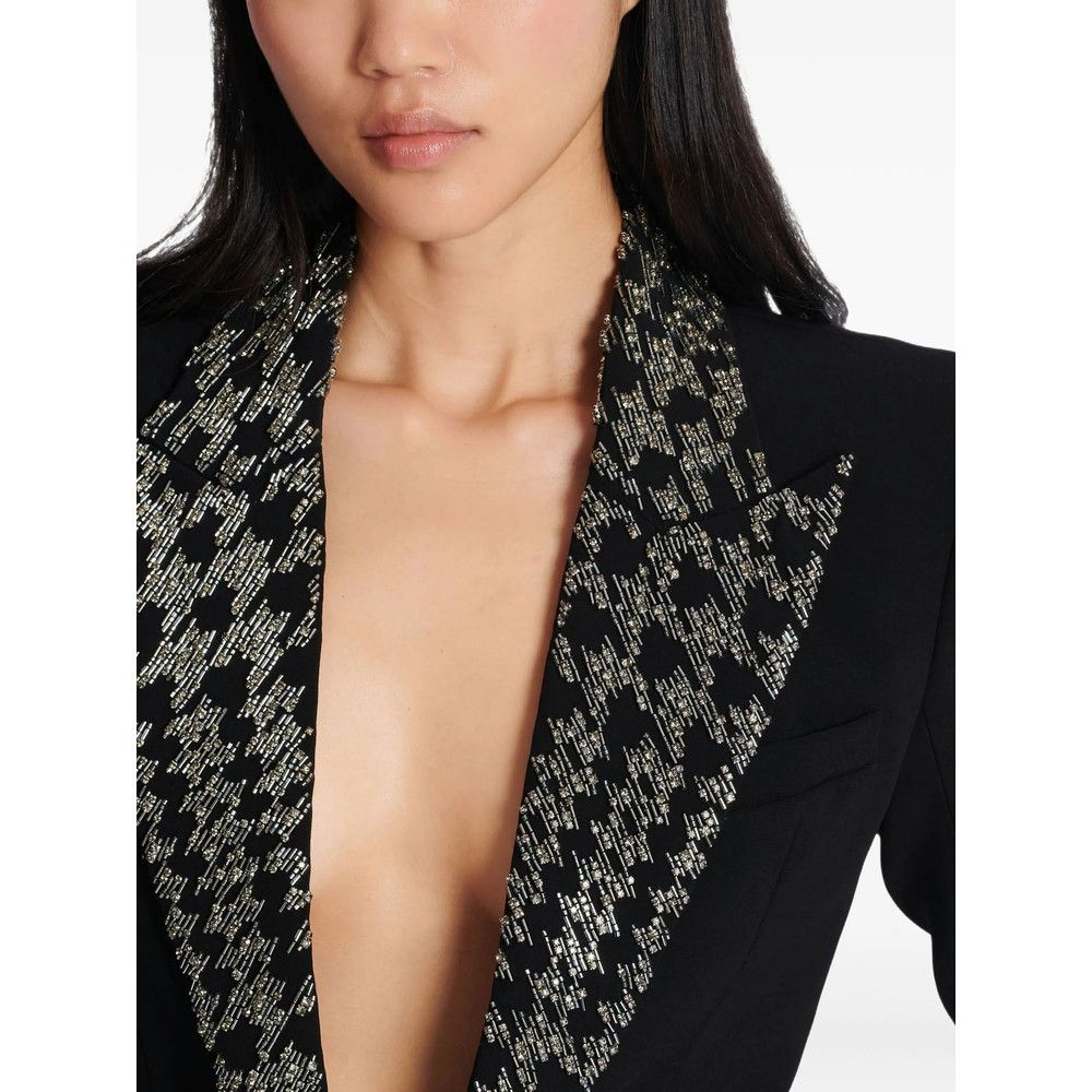 Balmain Balmain BLACK Jackets - Blazers Size S / US 4 / IT 40 - 5 Thumbnail
