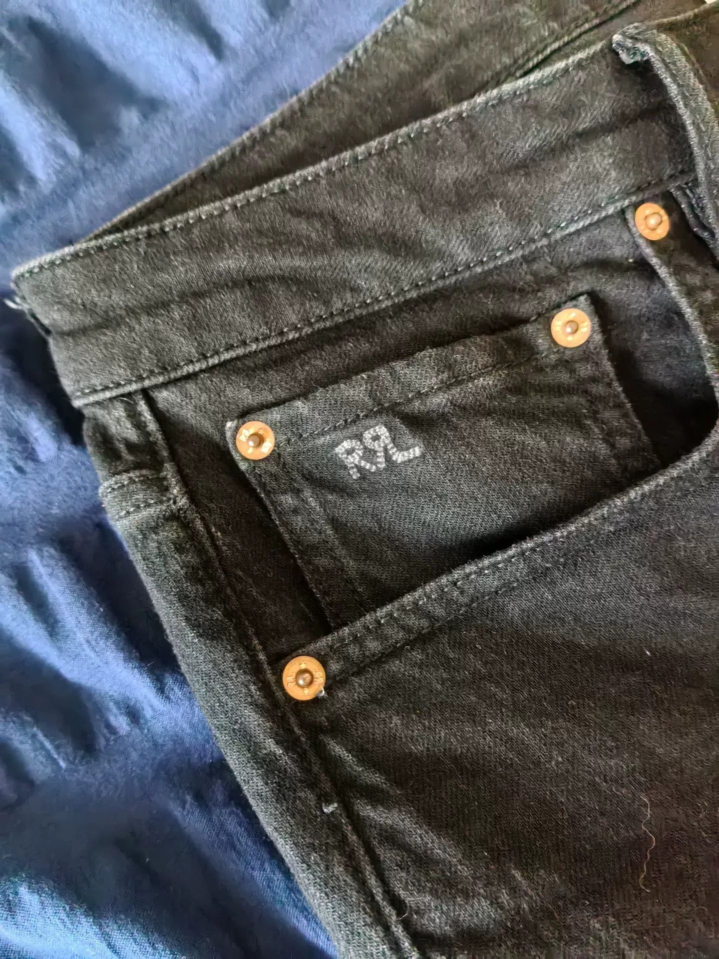 RRL Ralph Lauren Double RL Black Selvedge Denim Jeans Size US 32 / EU 48 - 4 Thumbnail