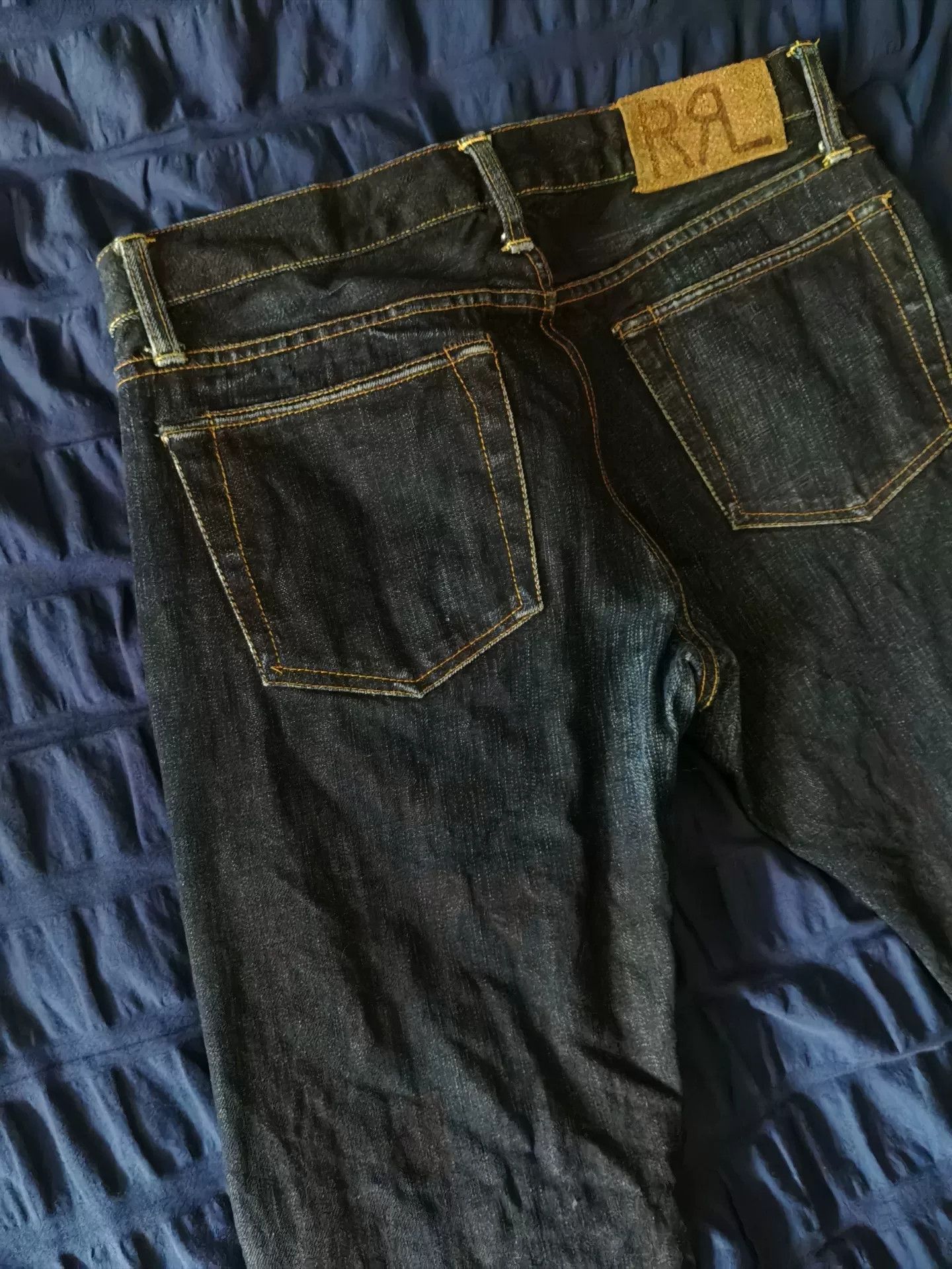 RRL Ralph Lauren RRL Ralph Lauren Vintage Raw Denim Jeans Size US 32 / EU 48 - 5 Thumbnail
