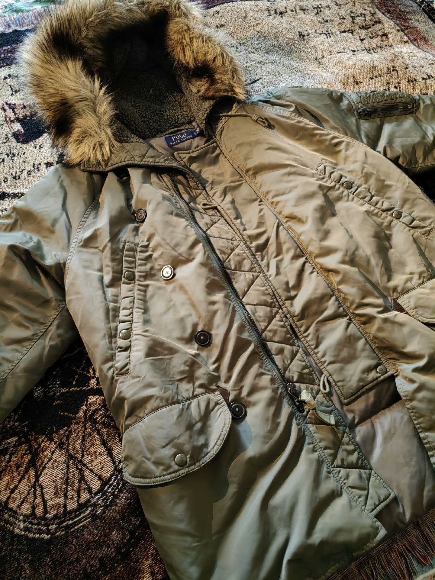RRL Ralph Lauren RRL N3B Mid-Length Down Jacket Size US L / EU 52-54 / 3 - 2 Thumbnail