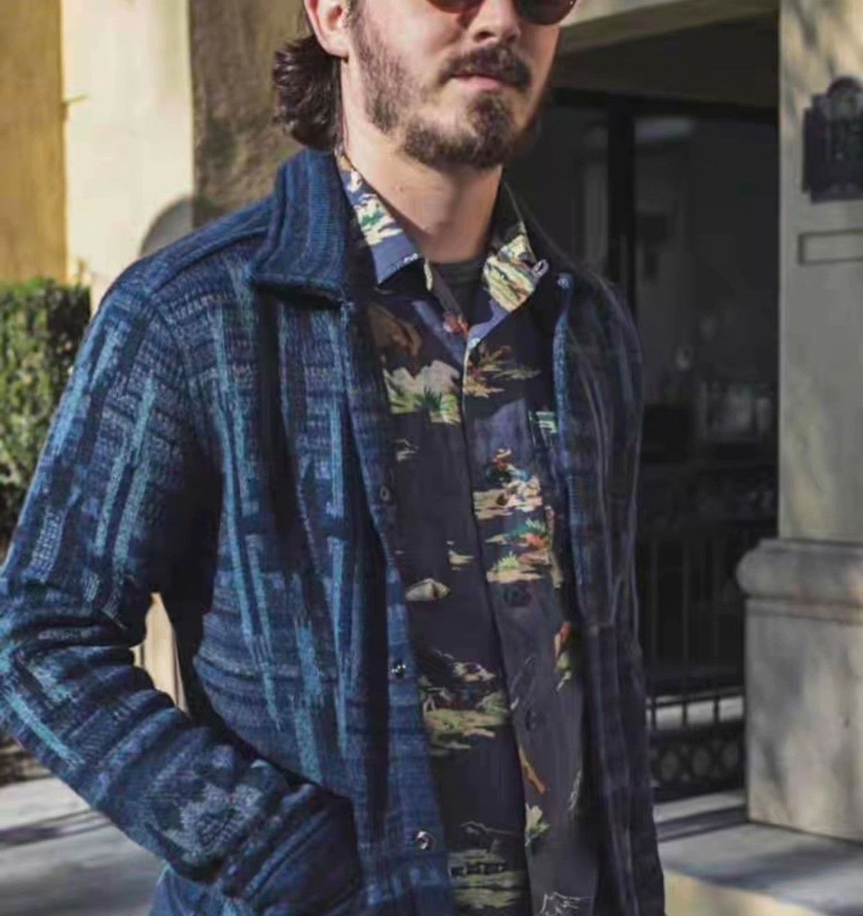 RRL Ralph Lauren RRL Indigo Workshirt Sweater Size US M / EU 48-50 / 2 - 3 Thumbnail
