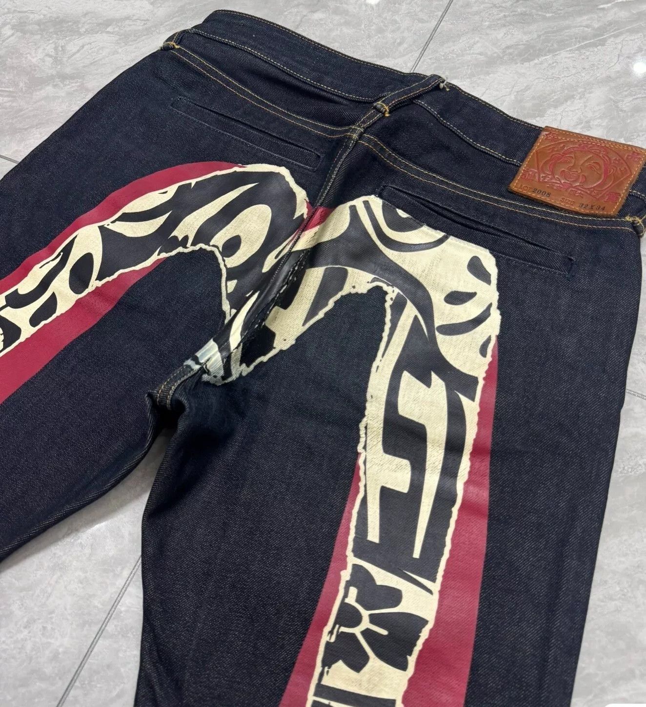 Evisu Evisu Selvedge Raw Denim Jeans Size US 32 / EU 48 - 3 Thumbnail