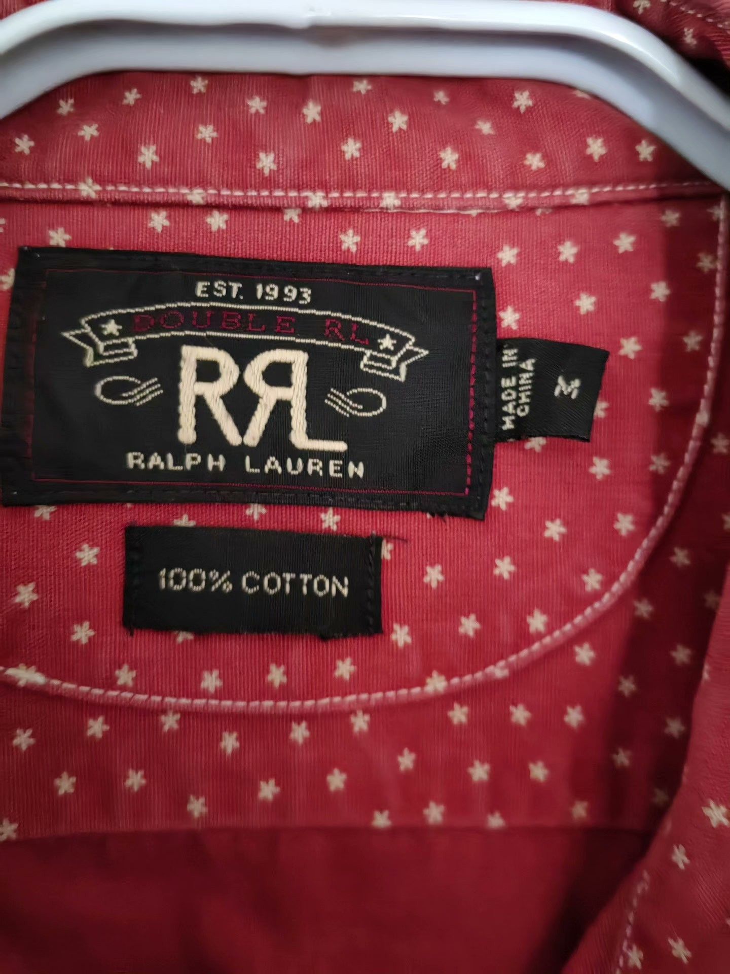 RRL Ralph Lauren RRL Red Star Print Vintage Shirt Size US M / EU 48-50 / 2 - 4 Thumbnail