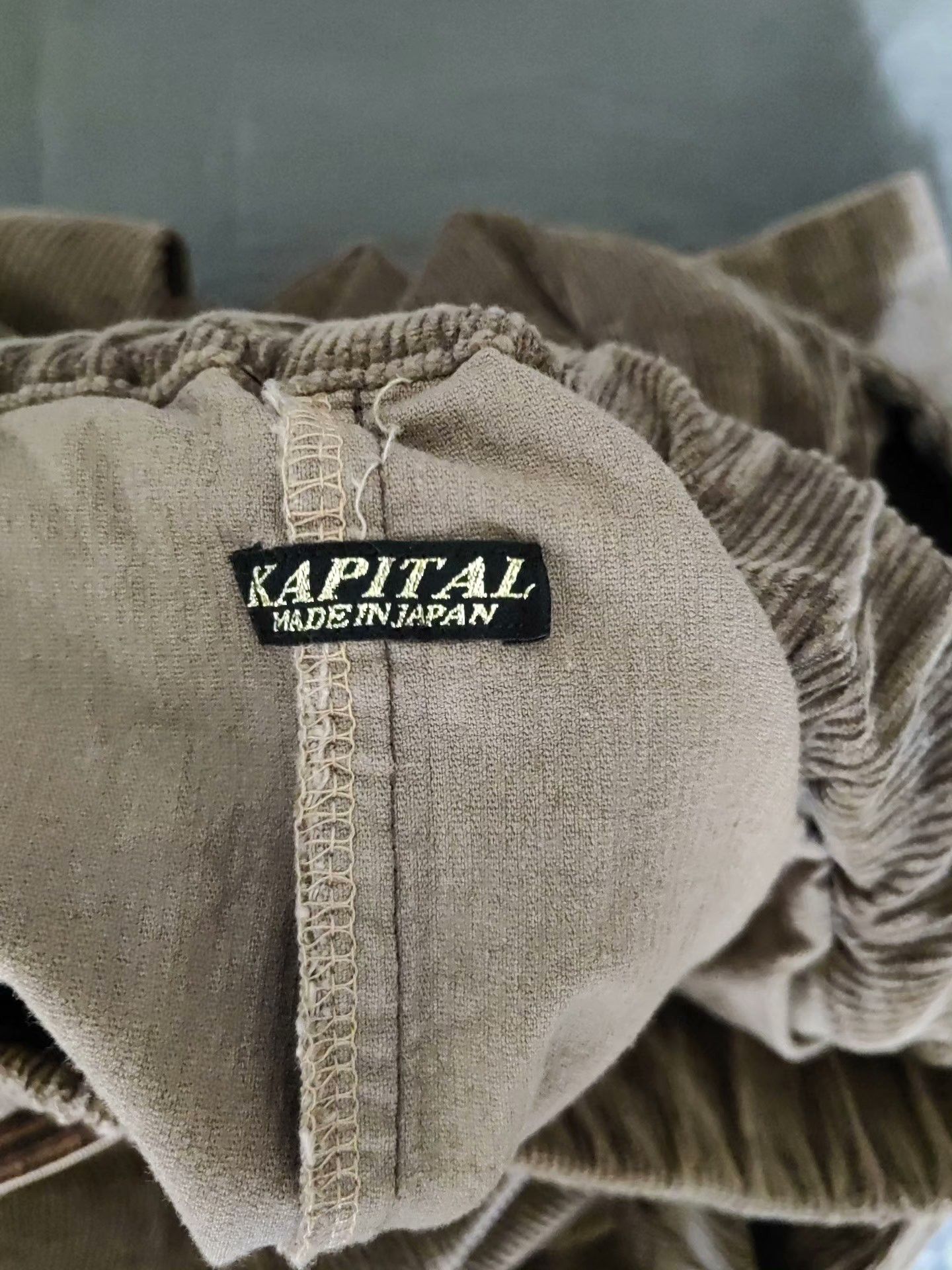Kapital Kapital Velcro Elastic Waist Corduroy Pants Size US 28 / EU 44 - 6 Thumbnail