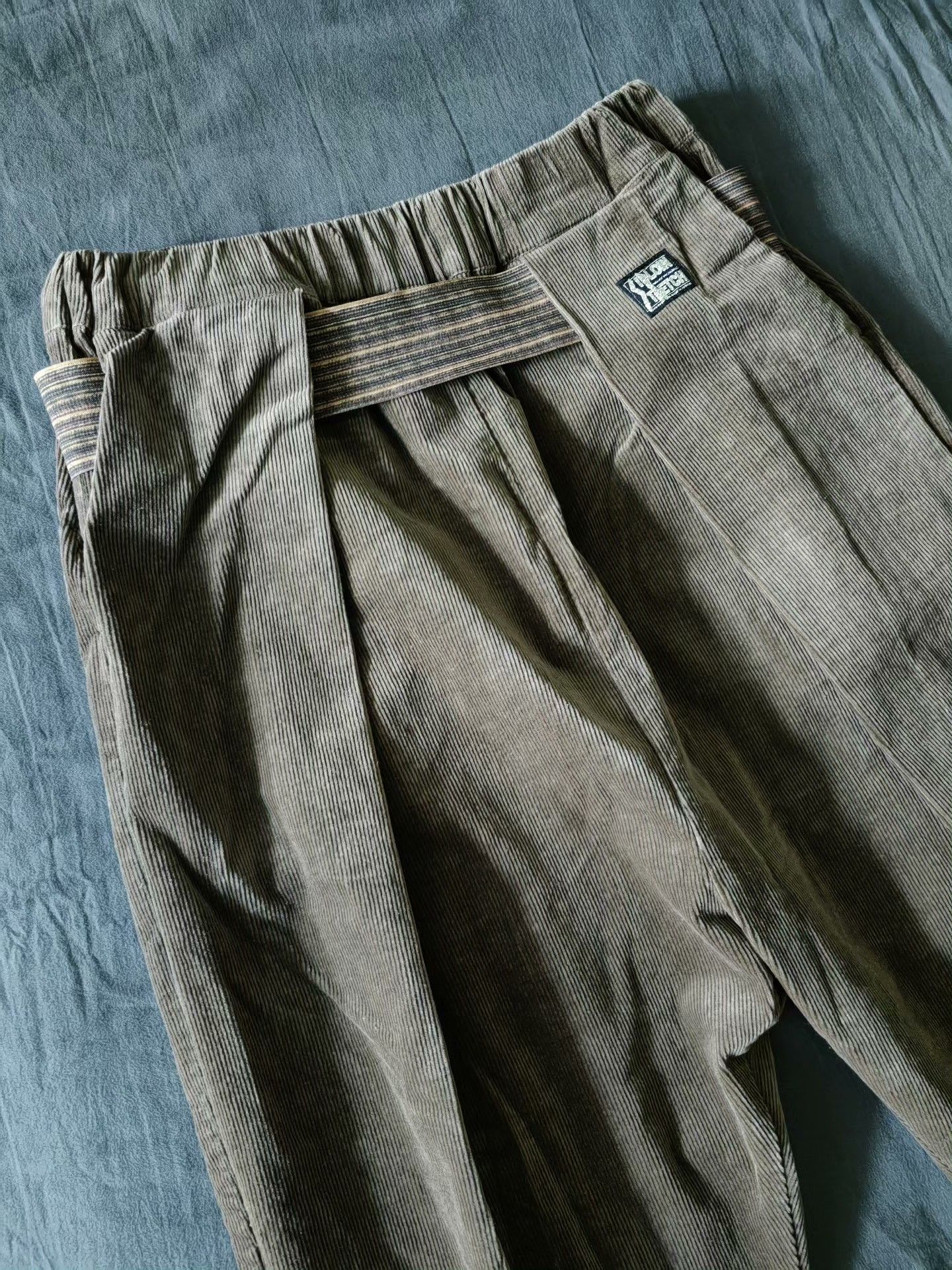 Kapital Kapital Velcro Elastic Waist Corduroy Pants Size US 28 / EU 44 - 2 Thumbnail