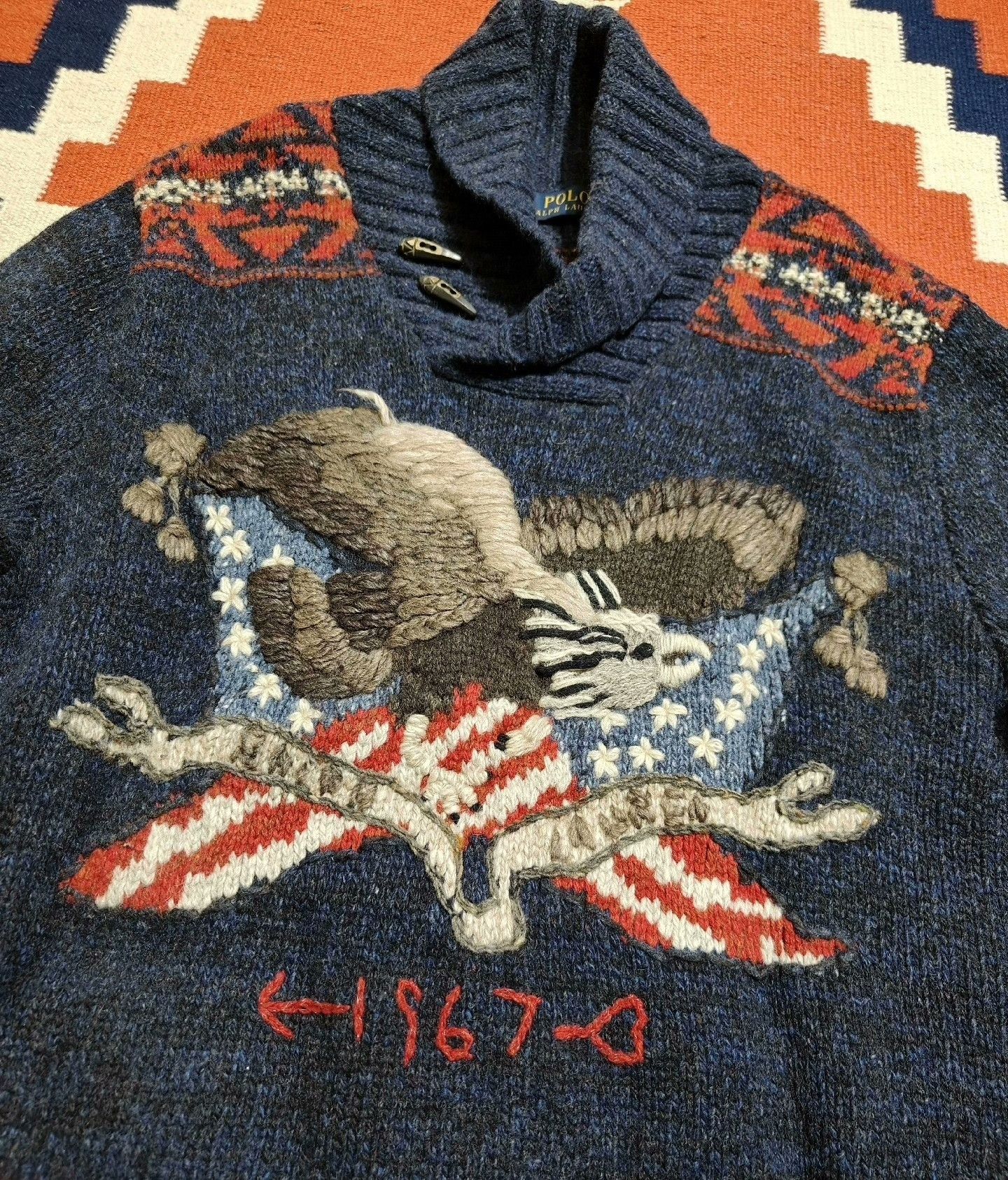 RRL Ralph Lauren RRL Ralph Lauren Fair Isle Wool Sweater Size US L / EU 52-54 / 3 - 2 Thumbnail