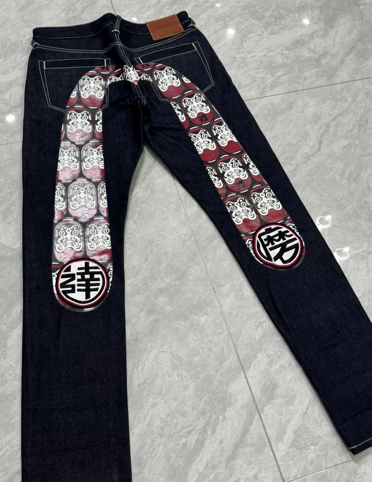 Evisu Evisu Daruma Embroidery Big M Jeans Size US 30 / EU 46 - 2 Thumbnail