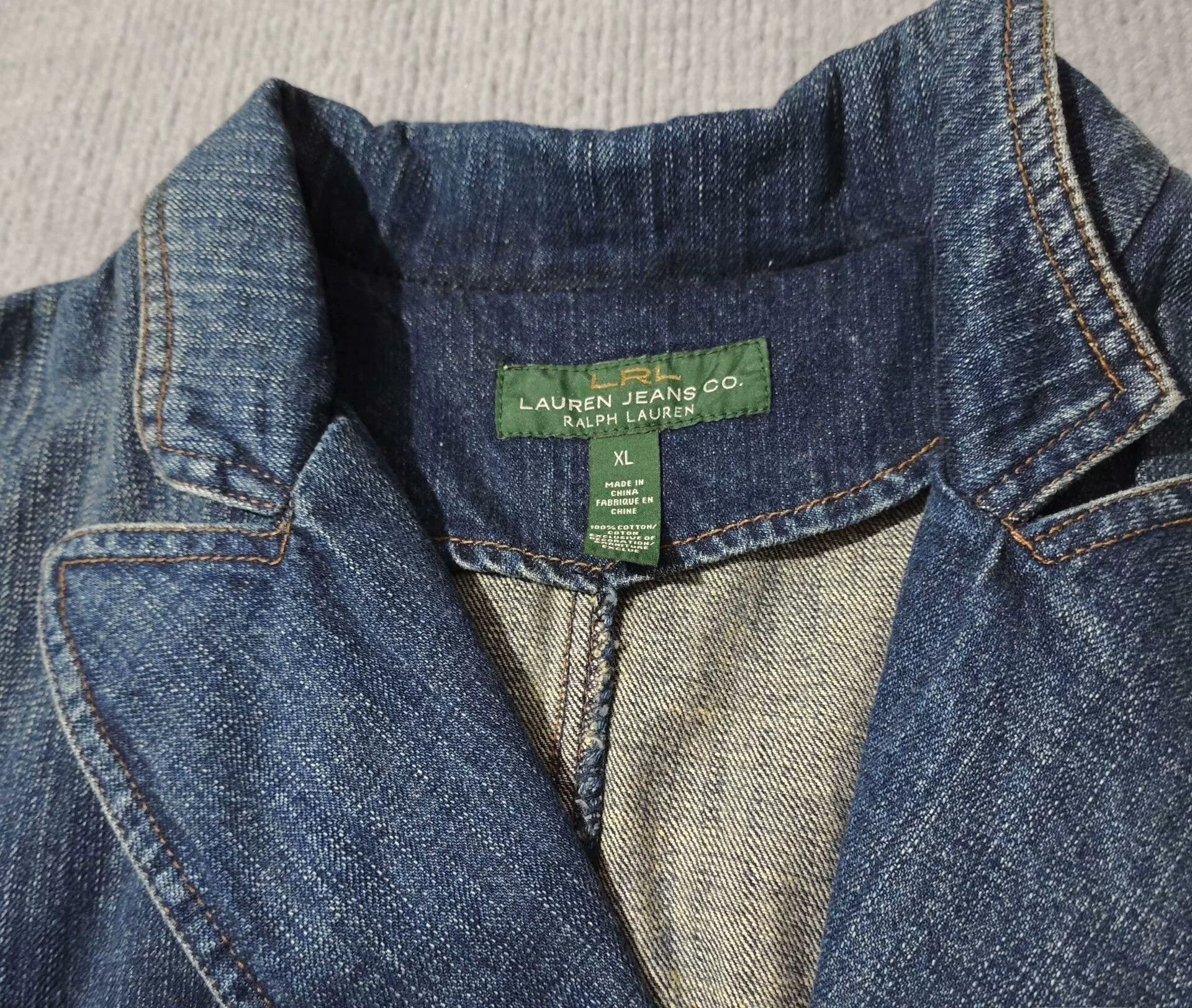 Ralph Lauren Ralph Lauren Vintage Denim Double-Breasted Coat Size US XL / EU 56 / 4 - 3 Thumbnail