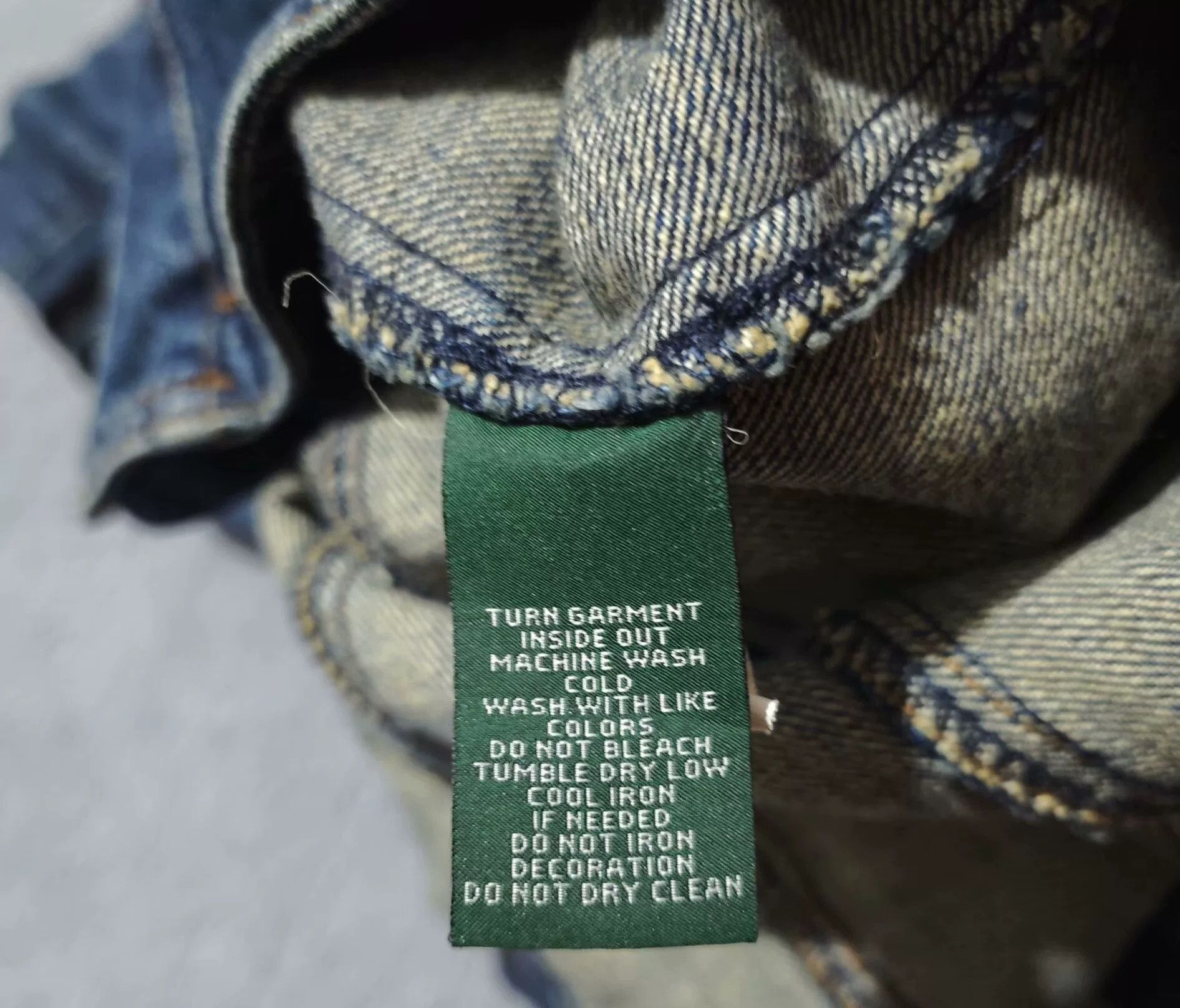 Ralph Lauren Ralph Lauren Vintage Denim Double-Breasted Coat Size US XL / EU 56 / 4 - 6 Thumbnail