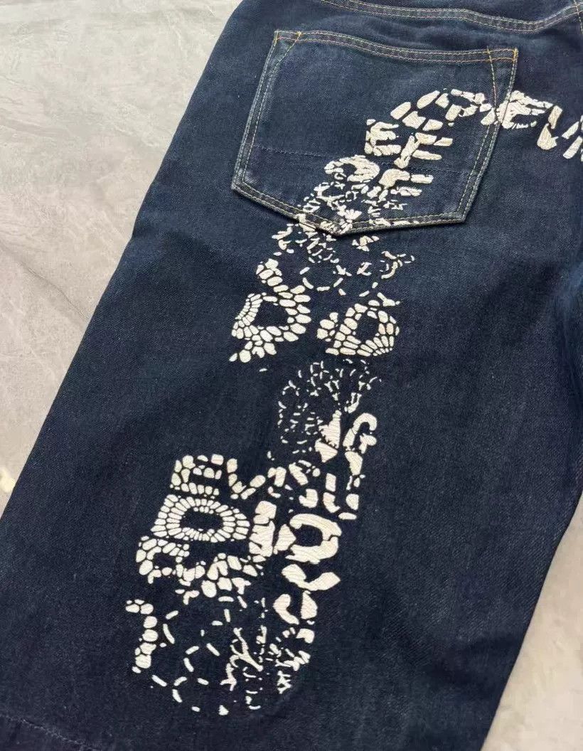 Evisu Evisu Floral Large M Denim Shorts Size US 30 / EU 46 - 3 Thumbnail