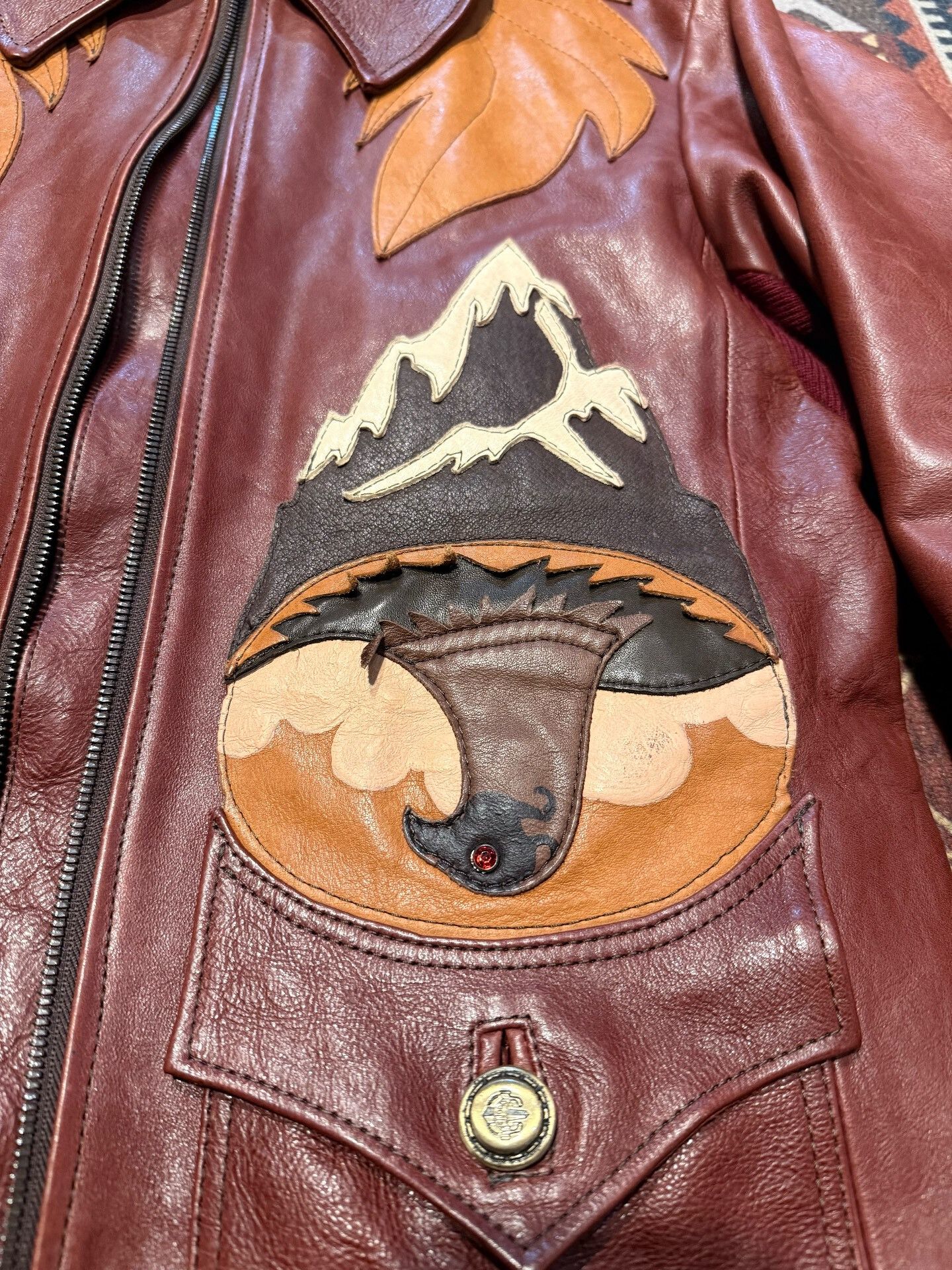 Obelisk Obelisk Hippie Rock Leather Jacket Size US S / EU 44-46 / 1 - 2 Thumbnail