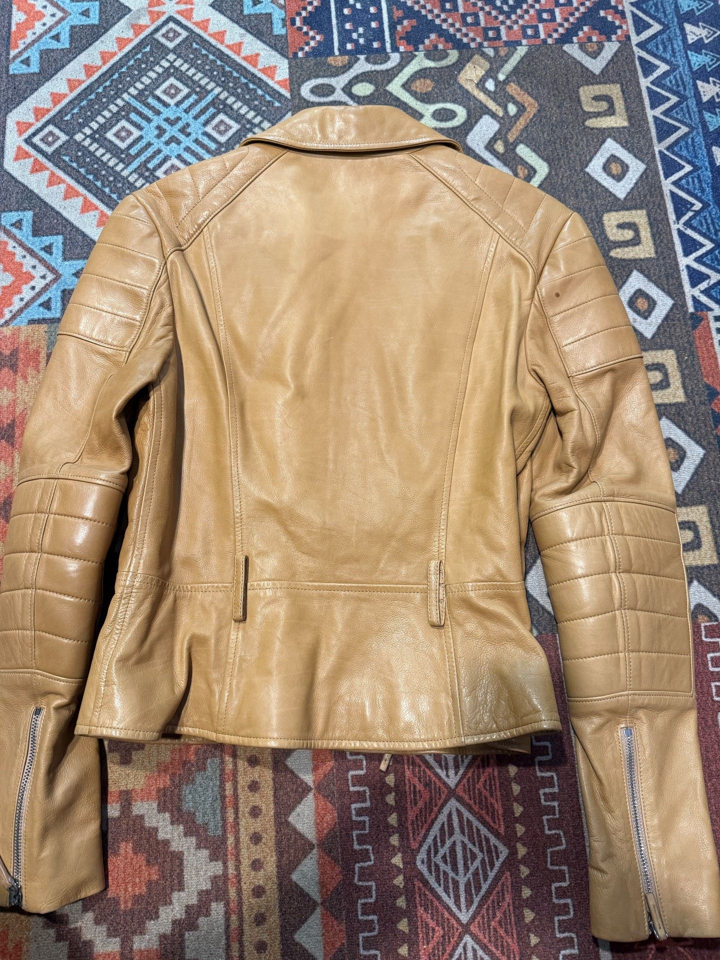 Ralph Lauren Purple Label Ralph Lauren Women's Leather Jacket Size M / US 6-8 / IT 42-44 - 3 Thumbnail
