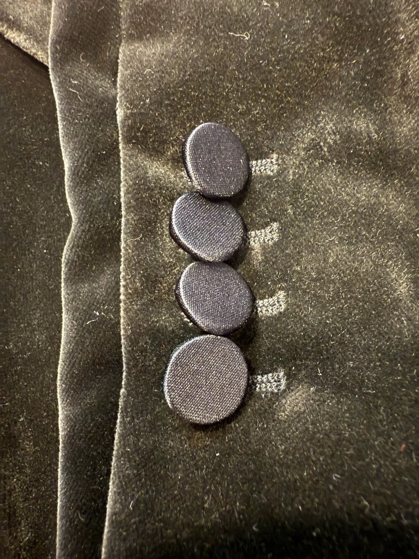 Burberry Burberry Velvet Suit Jacket Size US M / EU 48-50 / 2 - 2 Thumbnail