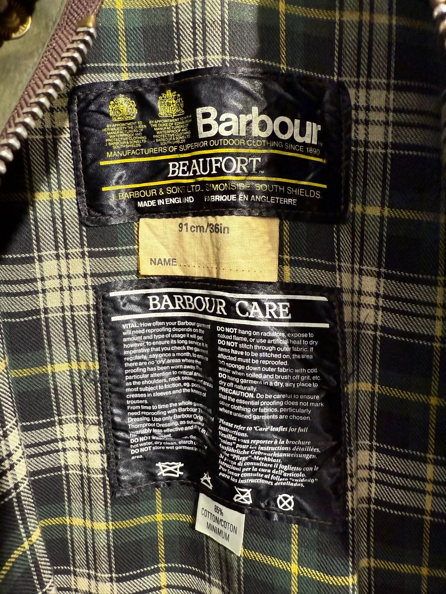 Barbour Barbour Beaufort Vintage Wax Jacket Size US M / EU 48-50 / 2 - 4 Thumbnail