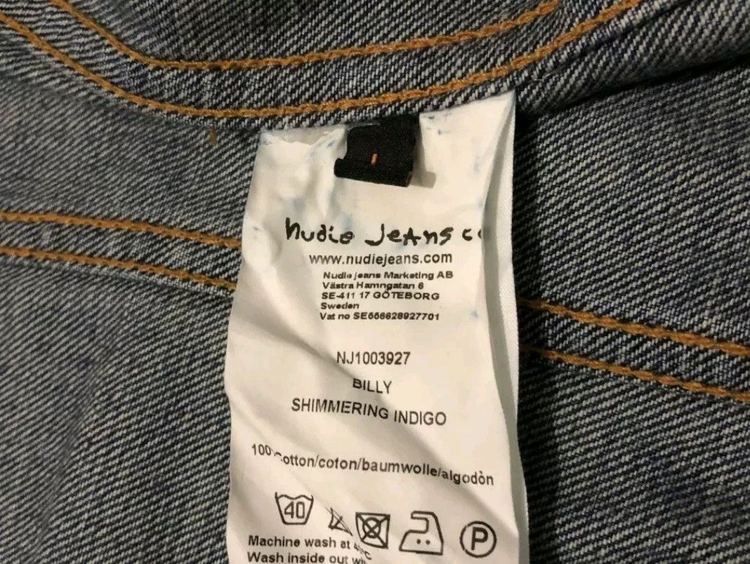 Nudie Jeans Nudie Billy Shimmering Indigo Denim Jacket Size US L / EU 52-54 / 3 - 9 Thumbnail