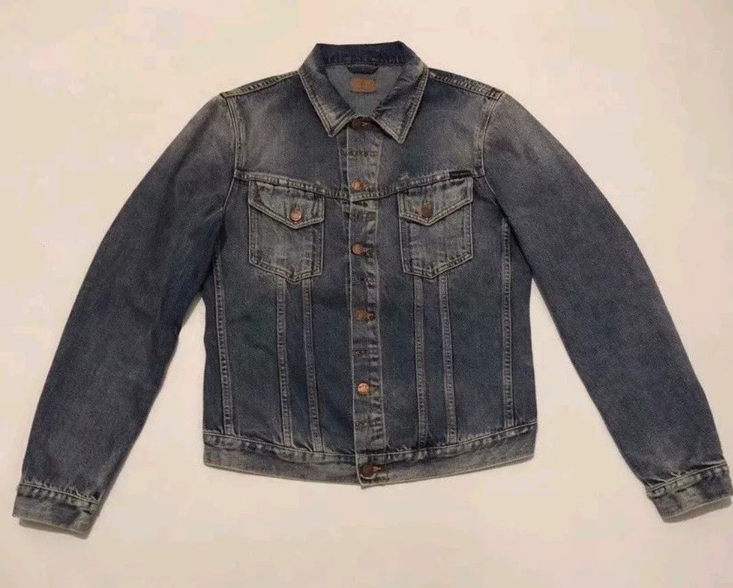 Nudie Jeans Nudie Billy Shimmering Indigo Denim Jacket Size US L / EU 52-54 / 3 - 3 Thumbnail