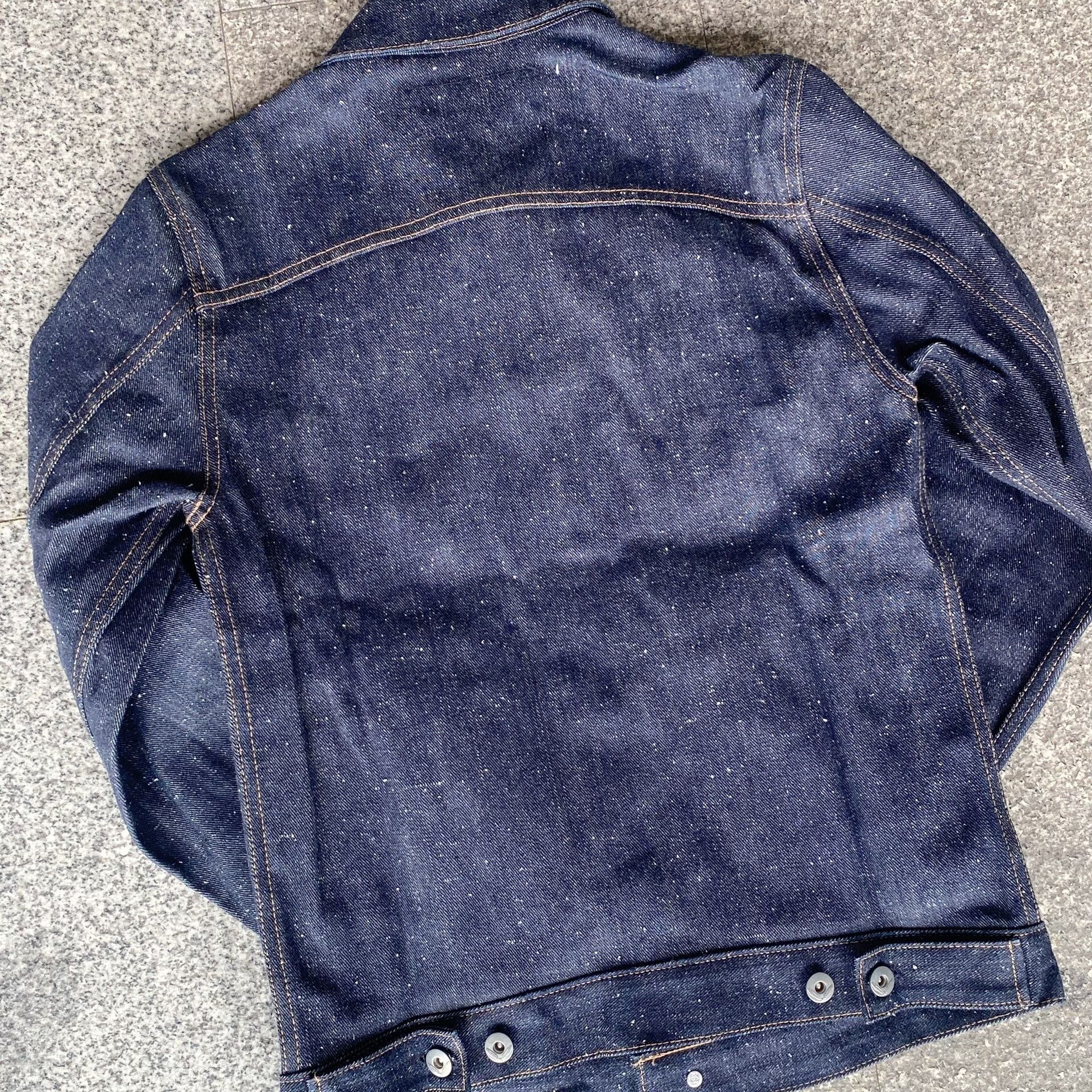 R13 RGT 14oz Cotton-Linen Snow Wash Denim Jacket Size US XS / EU 42 / 0 - 2 Thumbnail
